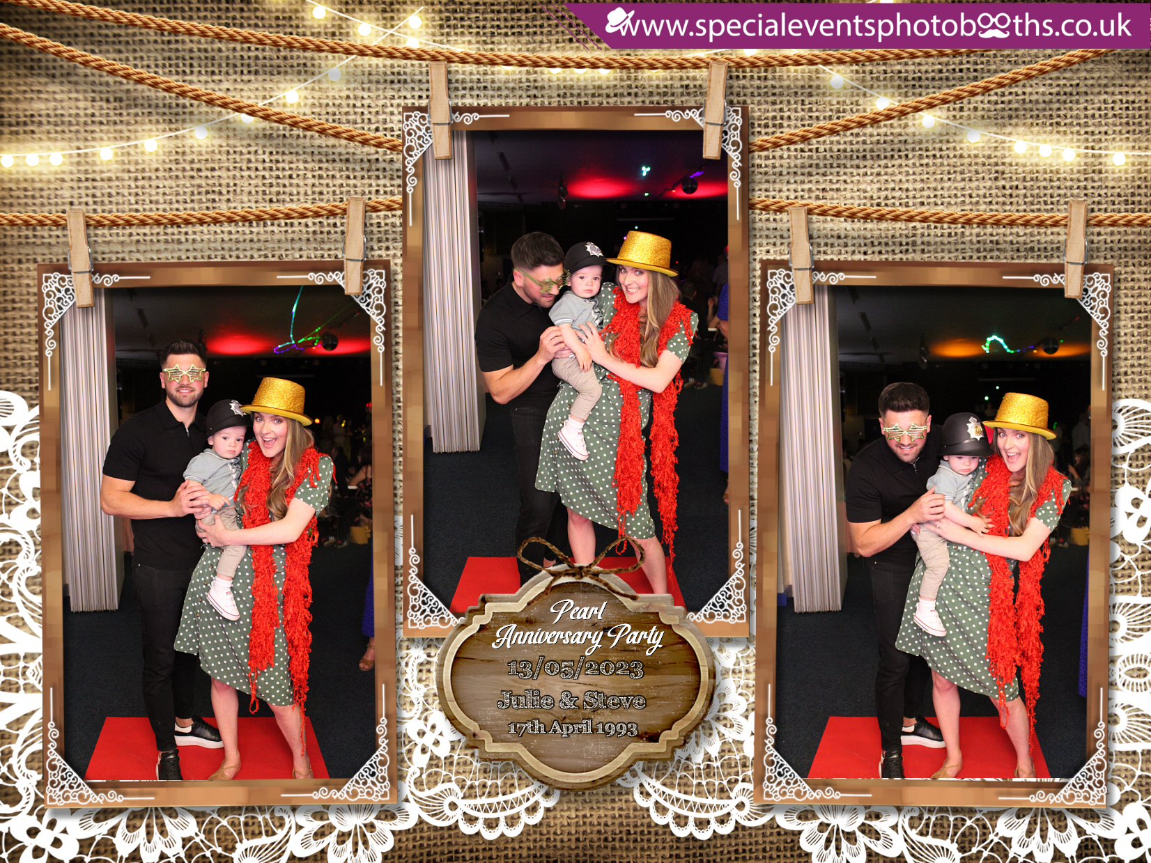Pearl Anniversary Party | View more photos from the event at my.specialeventsphotobooths.co.uk/u/SpecialEventsPhotoBooths/Pearl-Anniversary-Party