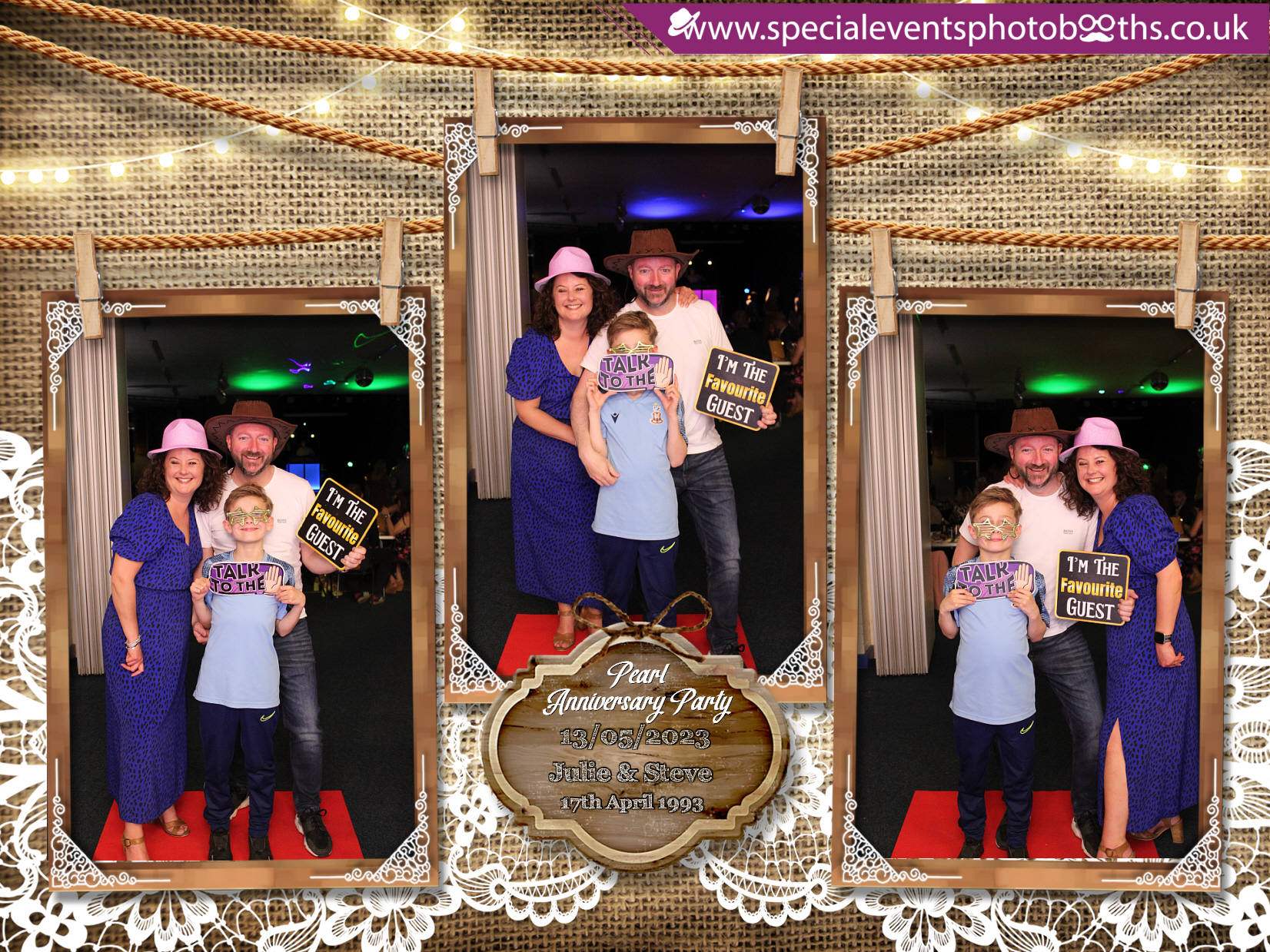 Pearl Anniversary Party | View more photos from the event at my.specialeventsphotobooths.co.uk/u/SpecialEventsPhotoBooths/Pearl-Anniversary-Party