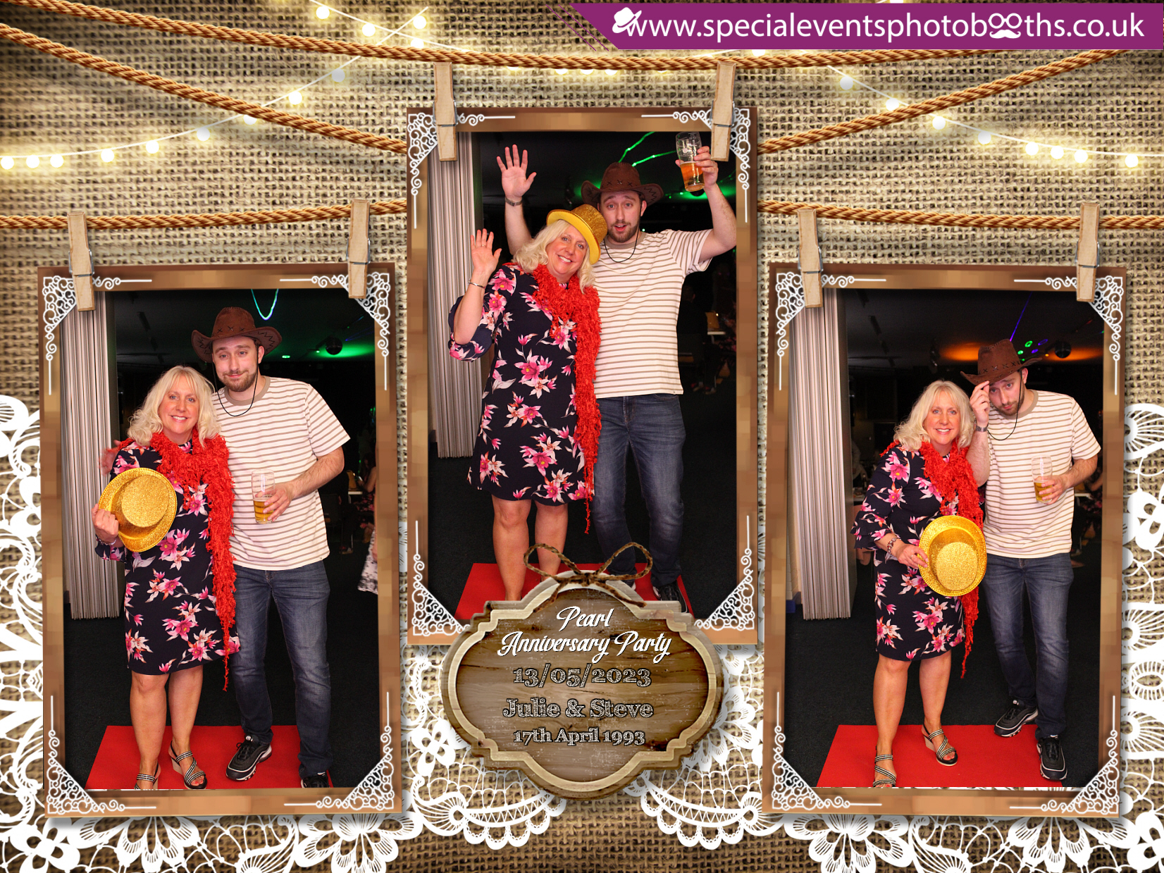Pearl Anniversary Party | View more photos from the event at my.specialeventsphotobooths.co.uk/u/SpecialEventsPhotoBooths/Pearl-Anniversary-Party