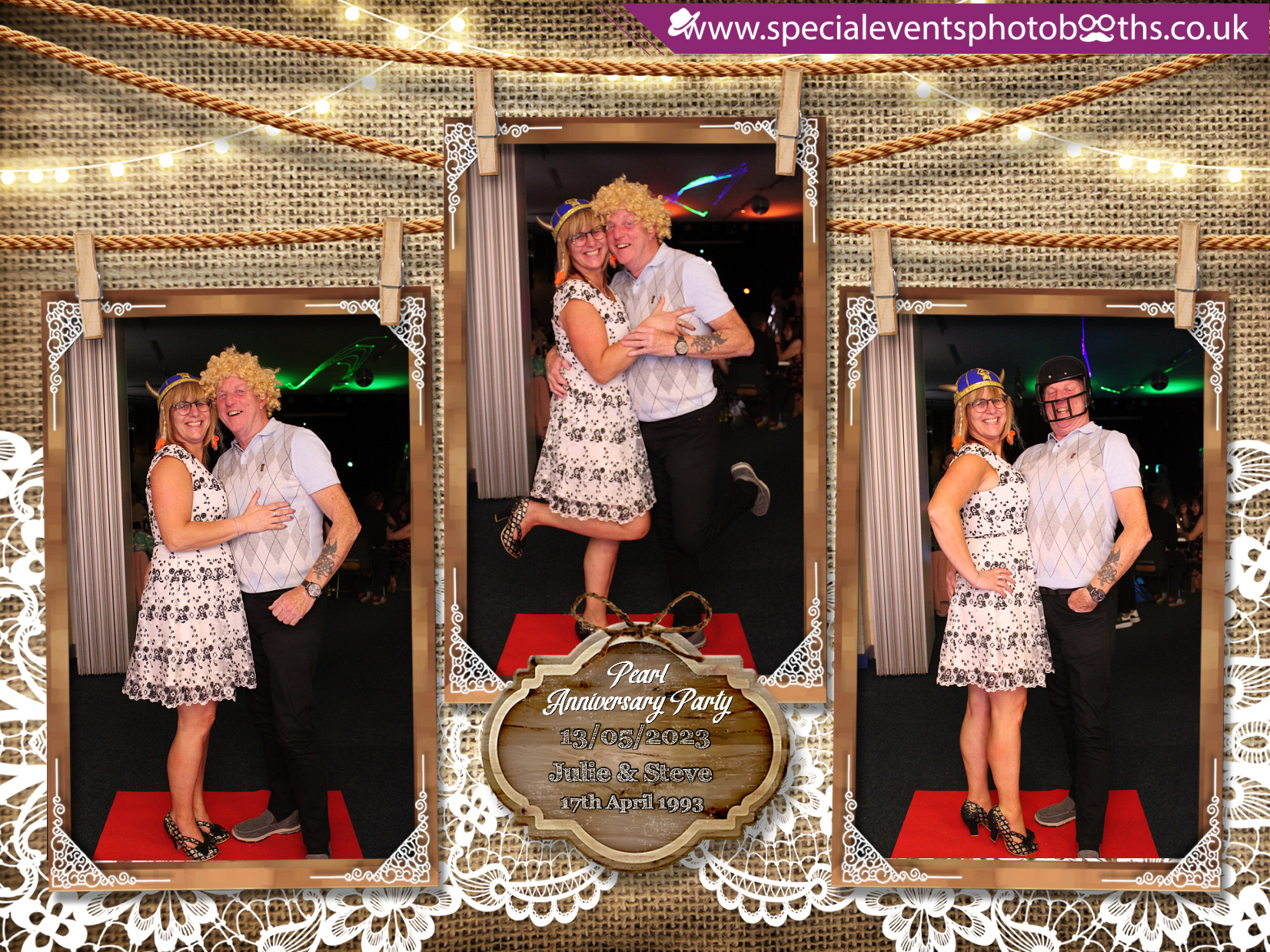 Pearl Anniversary Party | View more photos from the event at my.specialeventsphotobooths.co.uk/u/SpecialEventsPhotoBooths/Pearl-Anniversary-Party