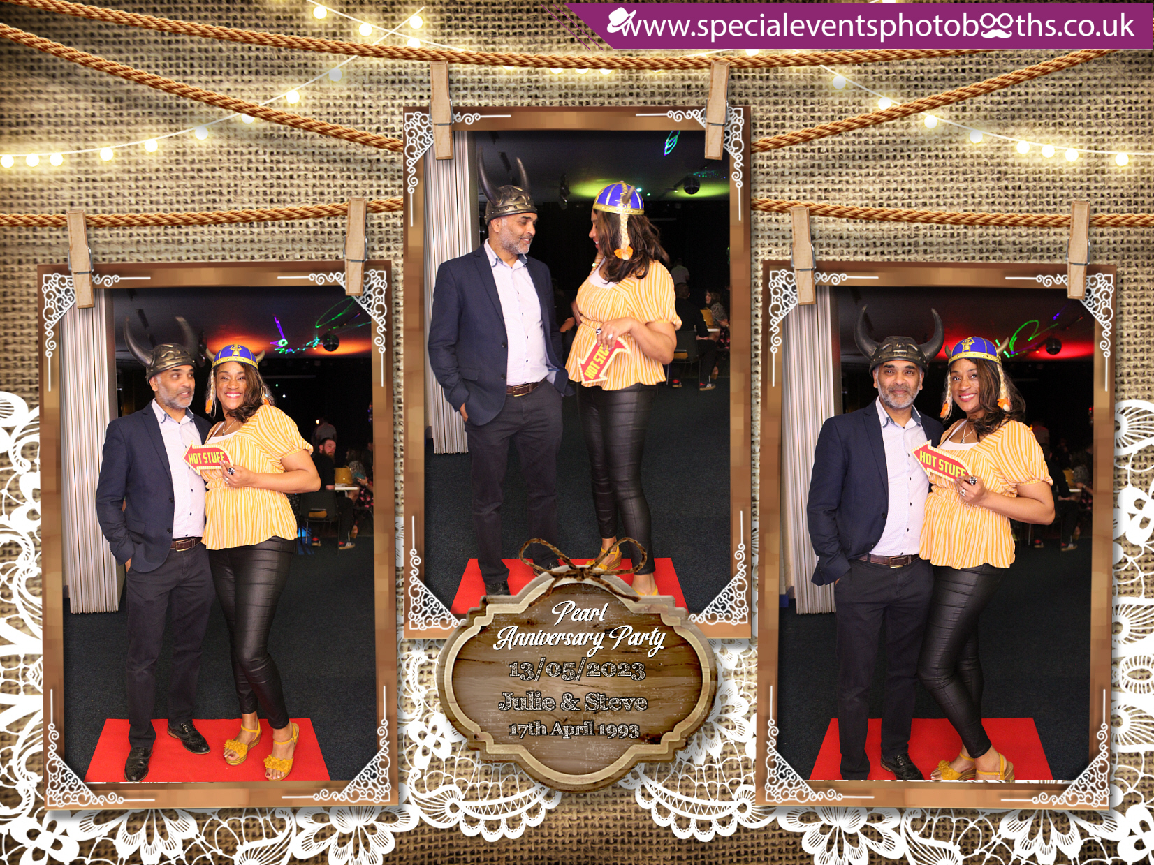 Pearl Anniversary Party | View more photos from the event at my.specialeventsphotobooths.co.uk/u/SpecialEventsPhotoBooths/Pearl-Anniversary-Party