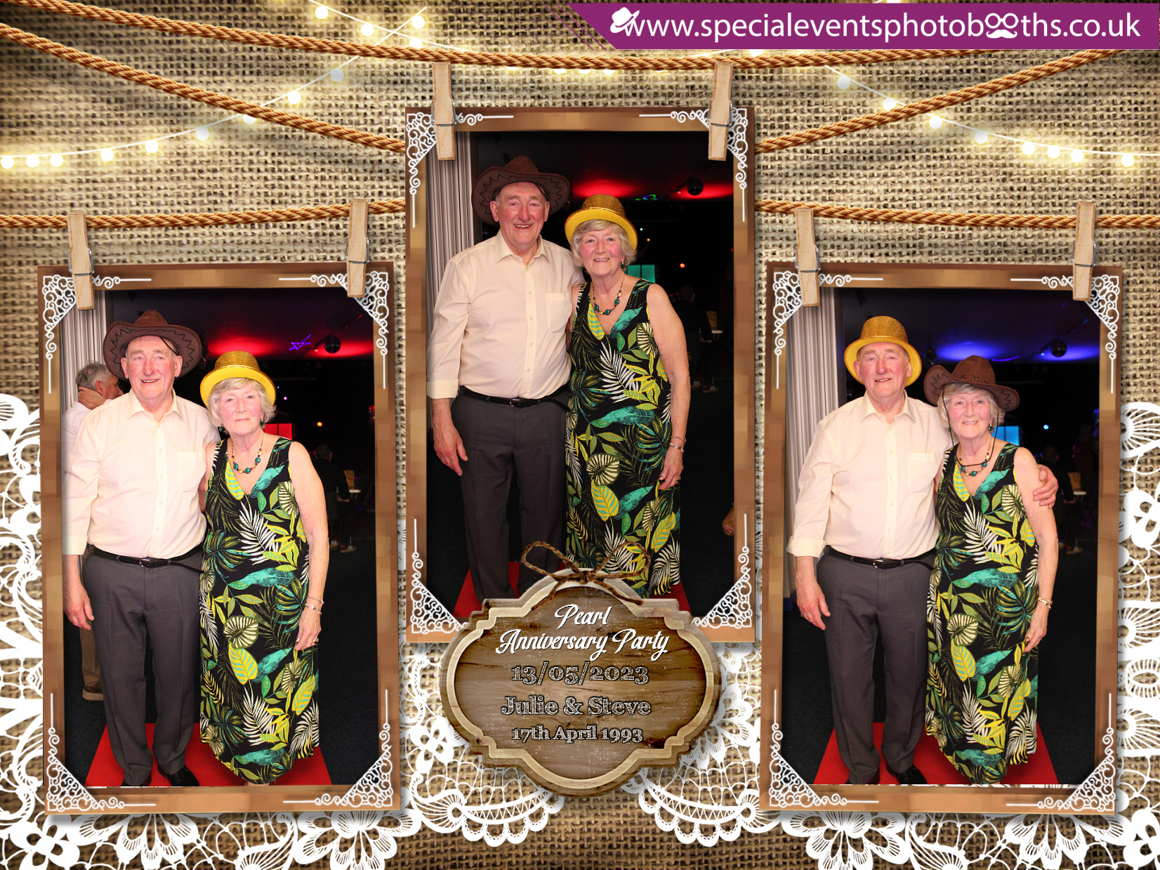 Pearl Anniversary Party | View more photos from the event at my.specialeventsphotobooths.co.uk/u/SpecialEventsPhotoBooths/Pearl-Anniversary-Party