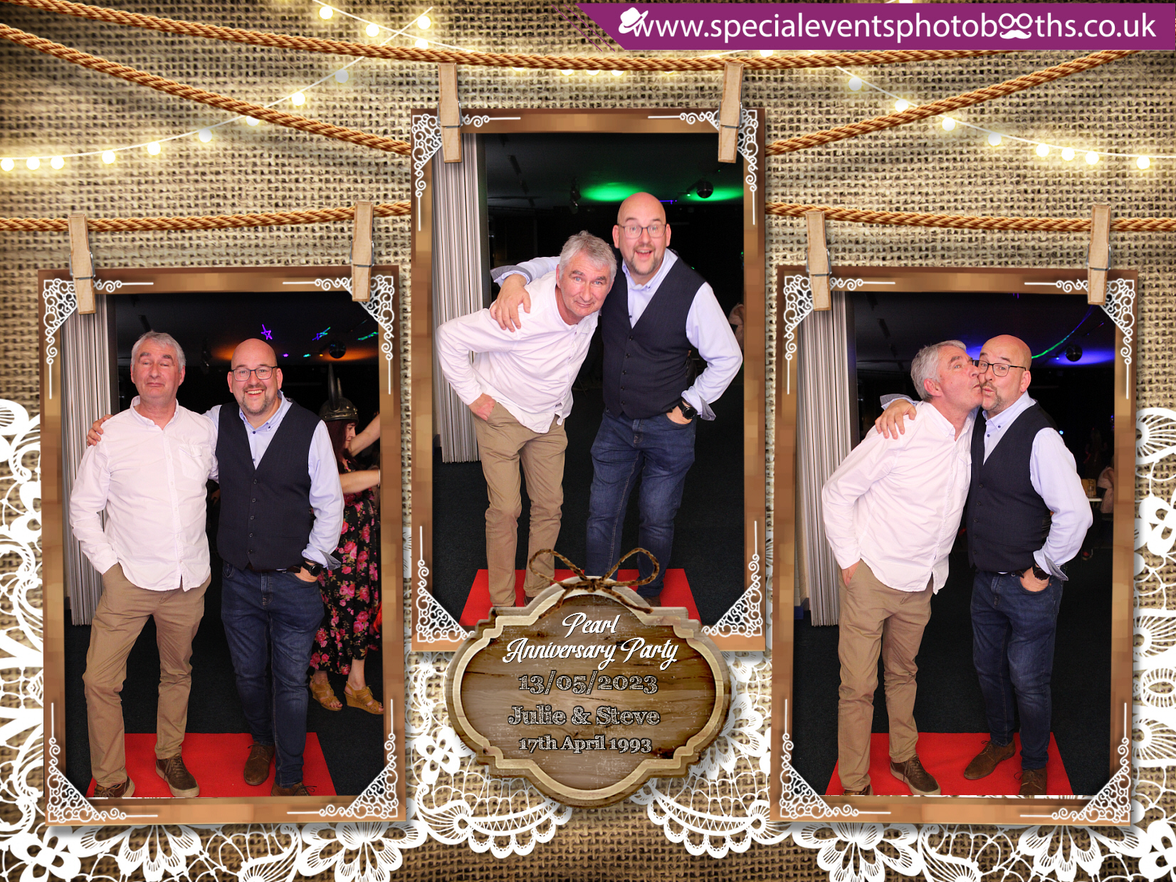 Pearl Anniversary Party | View more photos from the event at my.specialeventsphotobooths.co.uk/u/SpecialEventsPhotoBooths/Pearl-Anniversary-Party
