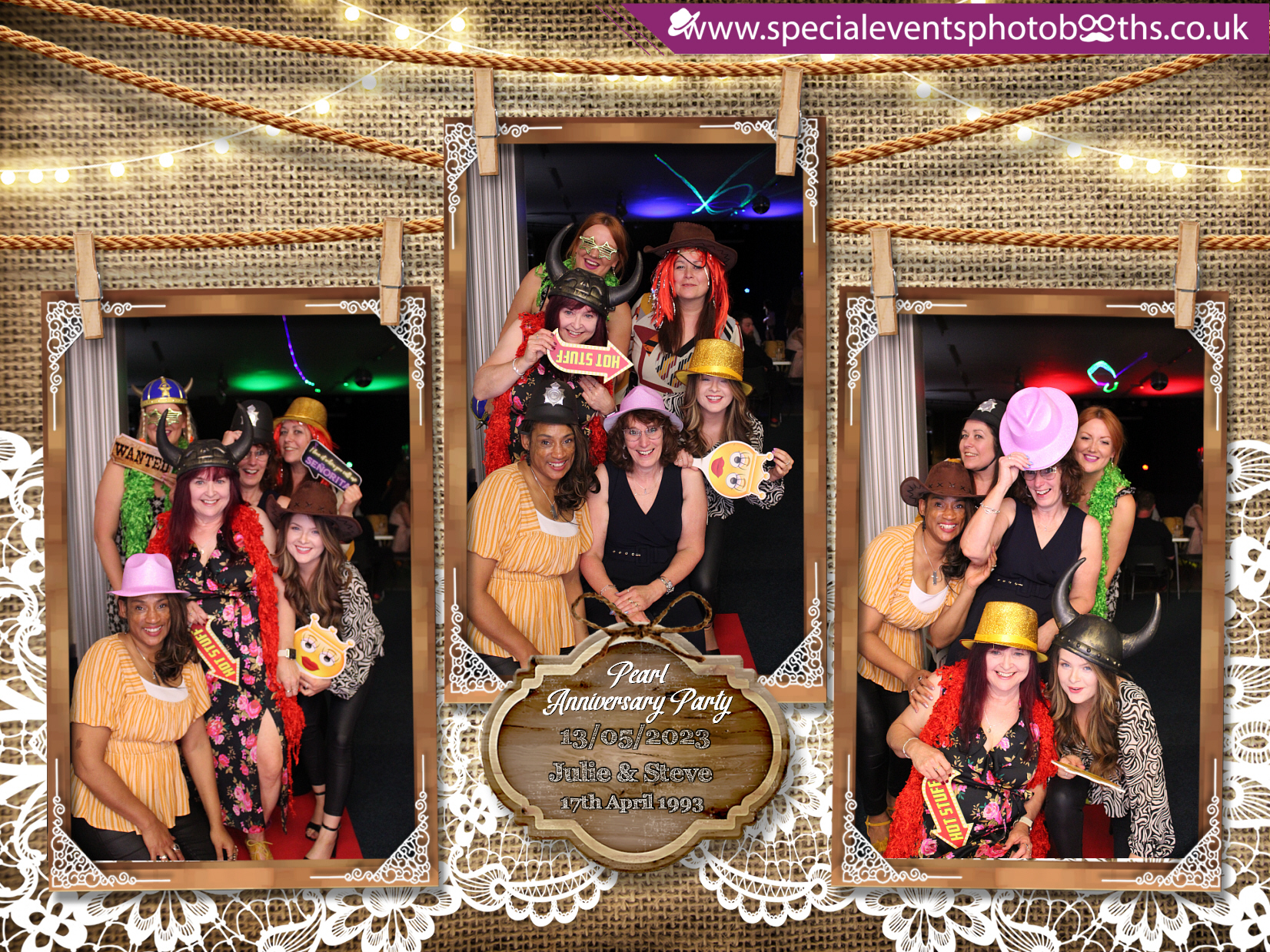 Pearl Anniversary Party | View more photos from the event at my.specialeventsphotobooths.co.uk/u/SpecialEventsPhotoBooths/Pearl-Anniversary-Party