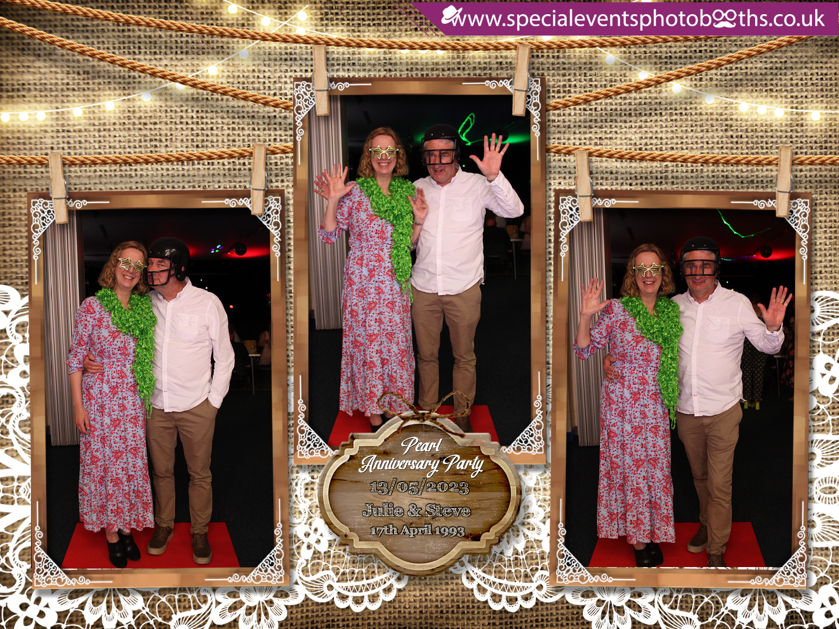 Pearl Anniversary Party | View more photos from the event at my.specialeventsphotobooths.co.uk/u/SpecialEventsPhotoBooths/Pearl-Anniversary-Party