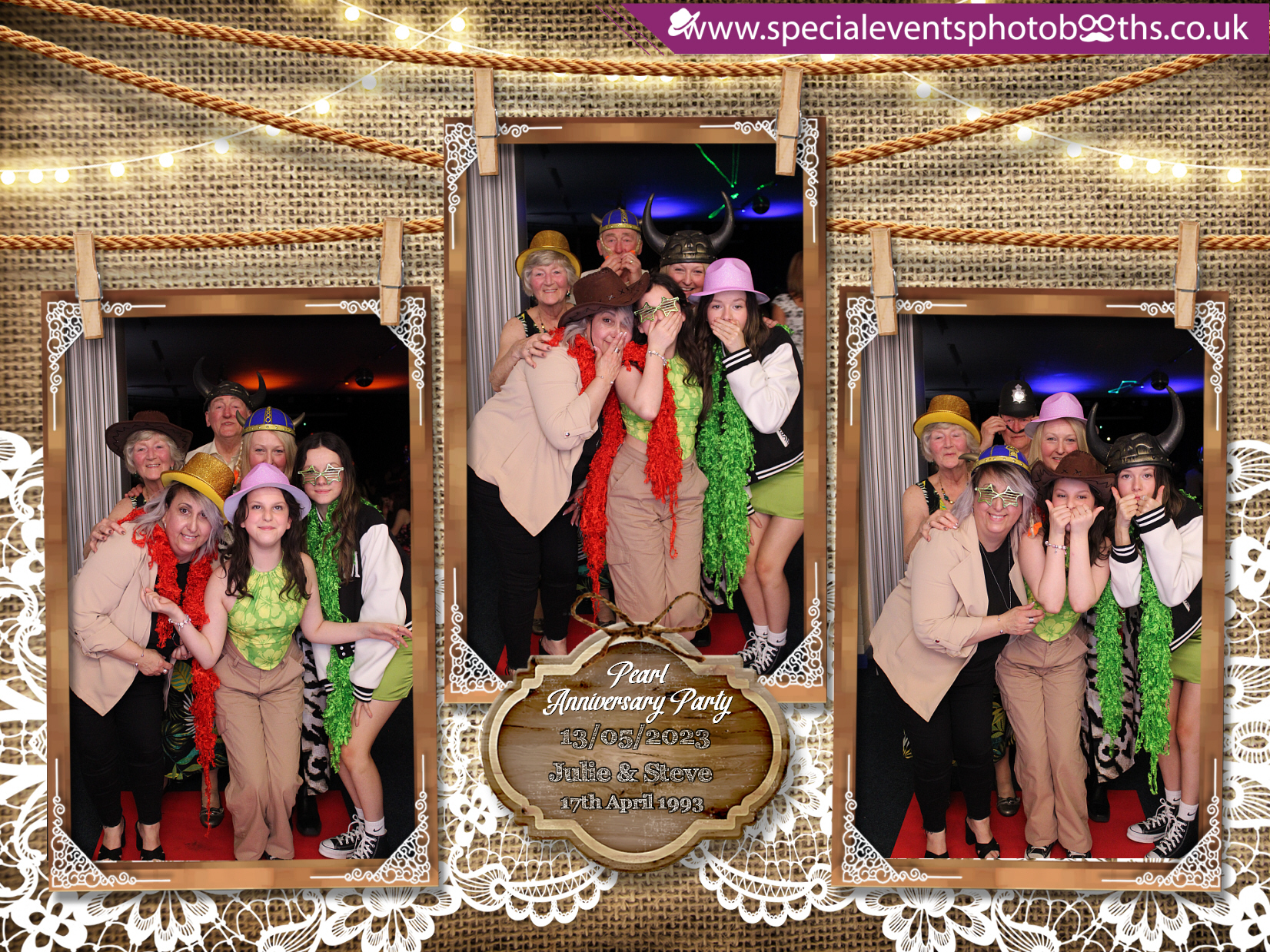 Pearl Anniversary Party | View more photos from the event at my.specialeventsphotobooths.co.uk/u/SpecialEventsPhotoBooths/Pearl-Anniversary-Party