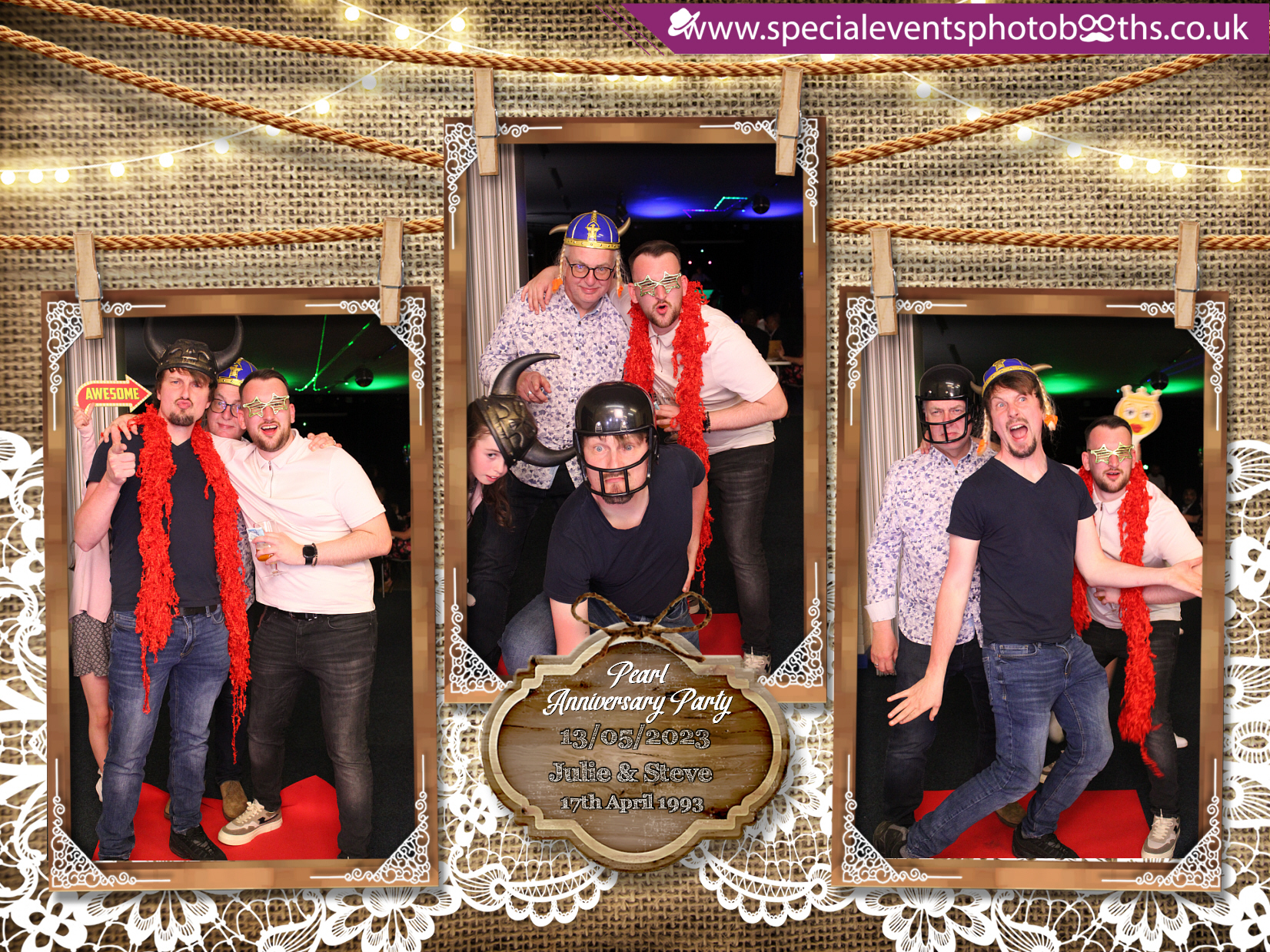 Pearl Anniversary Party | View more photos from the event at my.specialeventsphotobooths.co.uk/u/SpecialEventsPhotoBooths/Pearl-Anniversary-Party