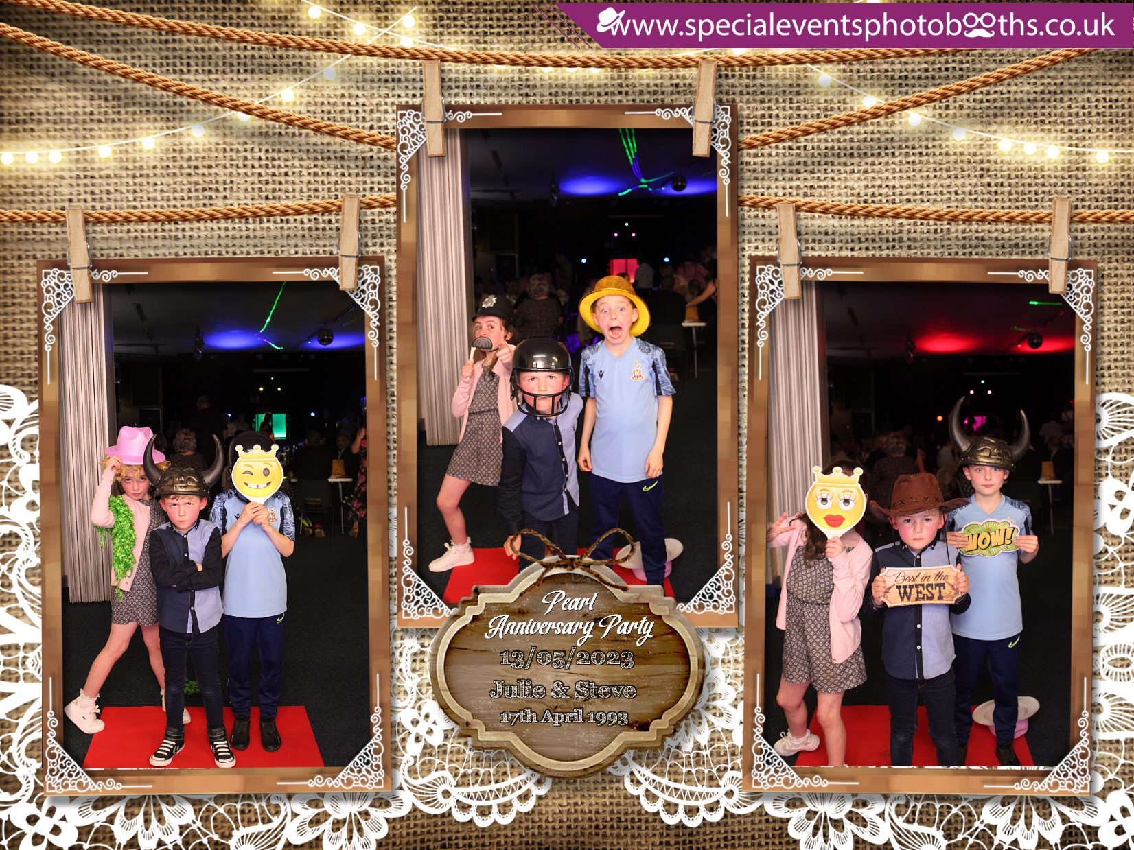 Pearl Anniversary Party | View more photos from the event at my.specialeventsphotobooths.co.uk/u/SpecialEventsPhotoBooths/Pearl-Anniversary-Party
