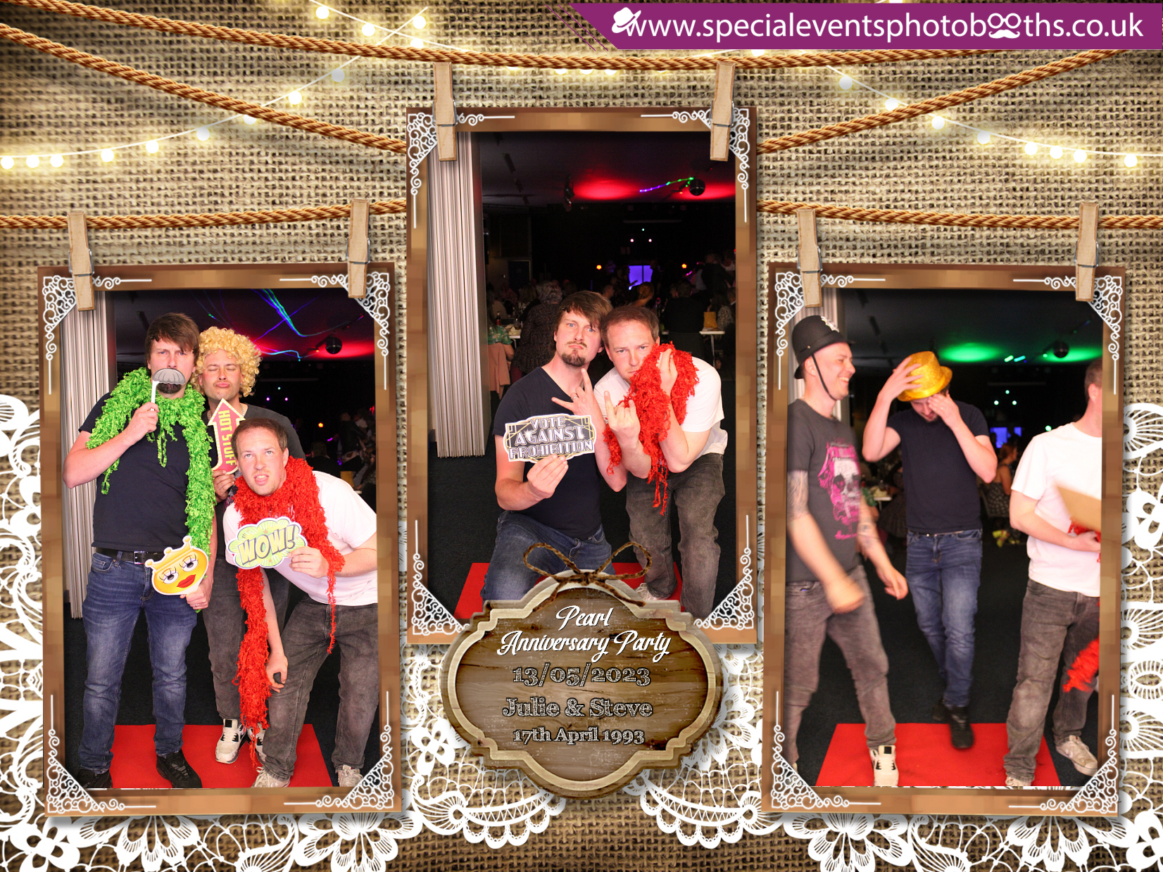 Pearl Anniversary Party | View more photos from the event at my.specialeventsphotobooths.co.uk/u/SpecialEventsPhotoBooths/Pearl-Anniversary-Party
