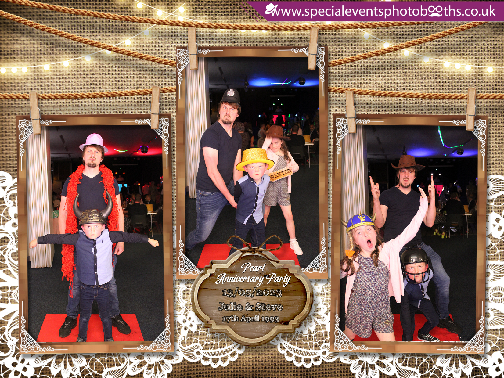 Pearl Anniversary Party | View more photos from the event at my.specialeventsphotobooths.co.uk/u/SpecialEventsPhotoBooths/Pearl-Anniversary-Party