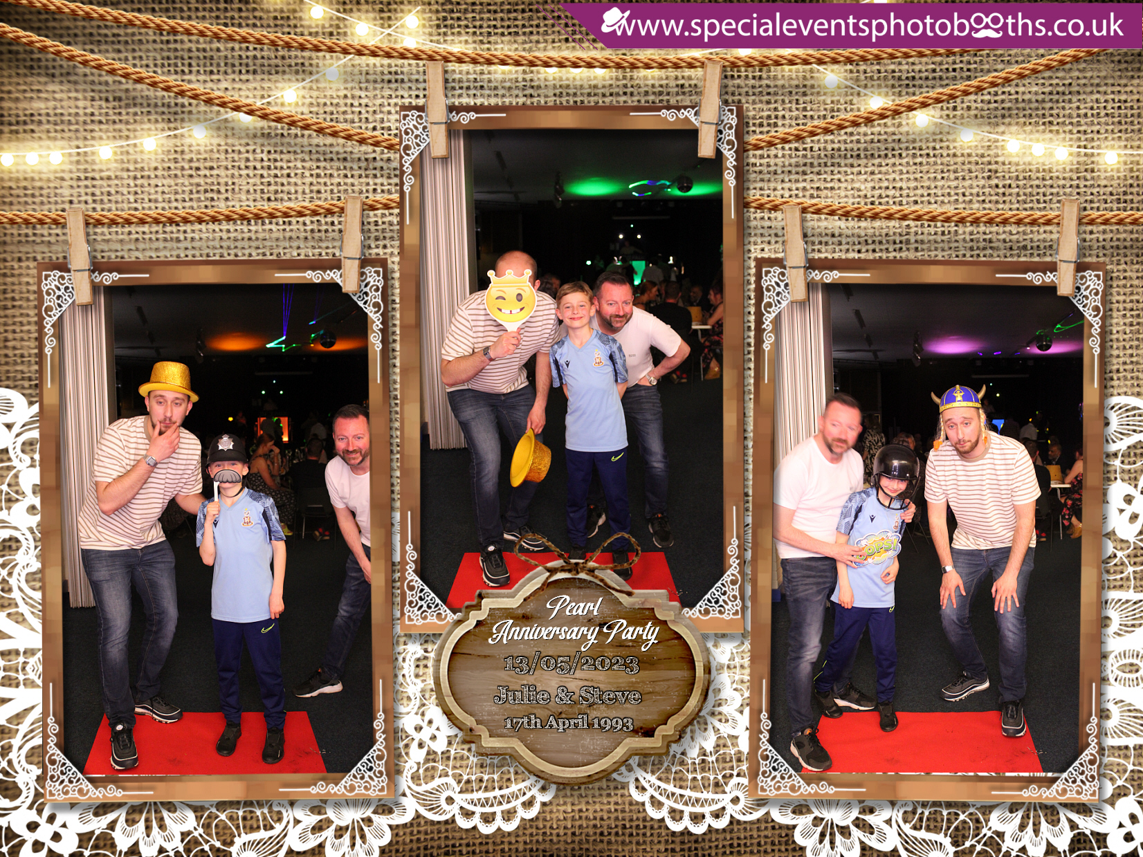 Pearl Anniversary Party | View more photos from the event at my.specialeventsphotobooths.co.uk/u/SpecialEventsPhotoBooths/Pearl-Anniversary-Party
