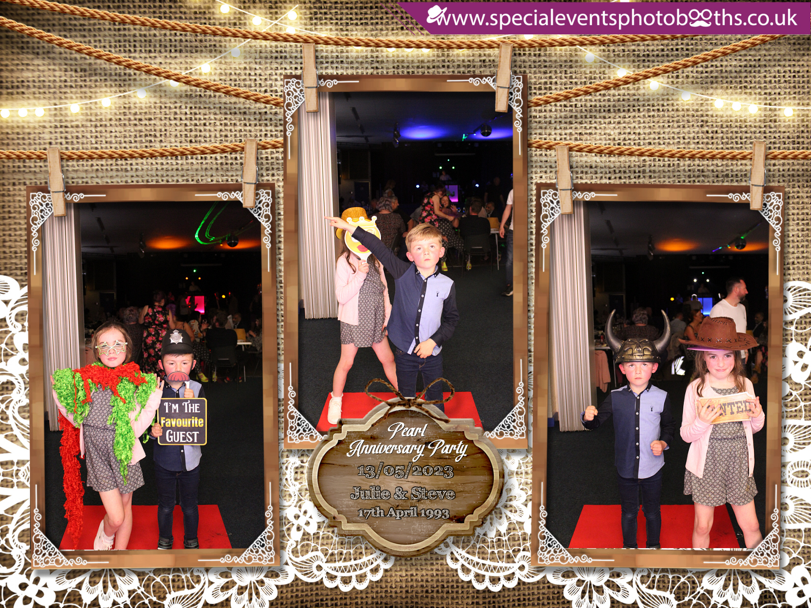 Pearl Anniversary Party | View more photos from the event at my.specialeventsphotobooths.co.uk/u/SpecialEventsPhotoBooths/Pearl-Anniversary-Party