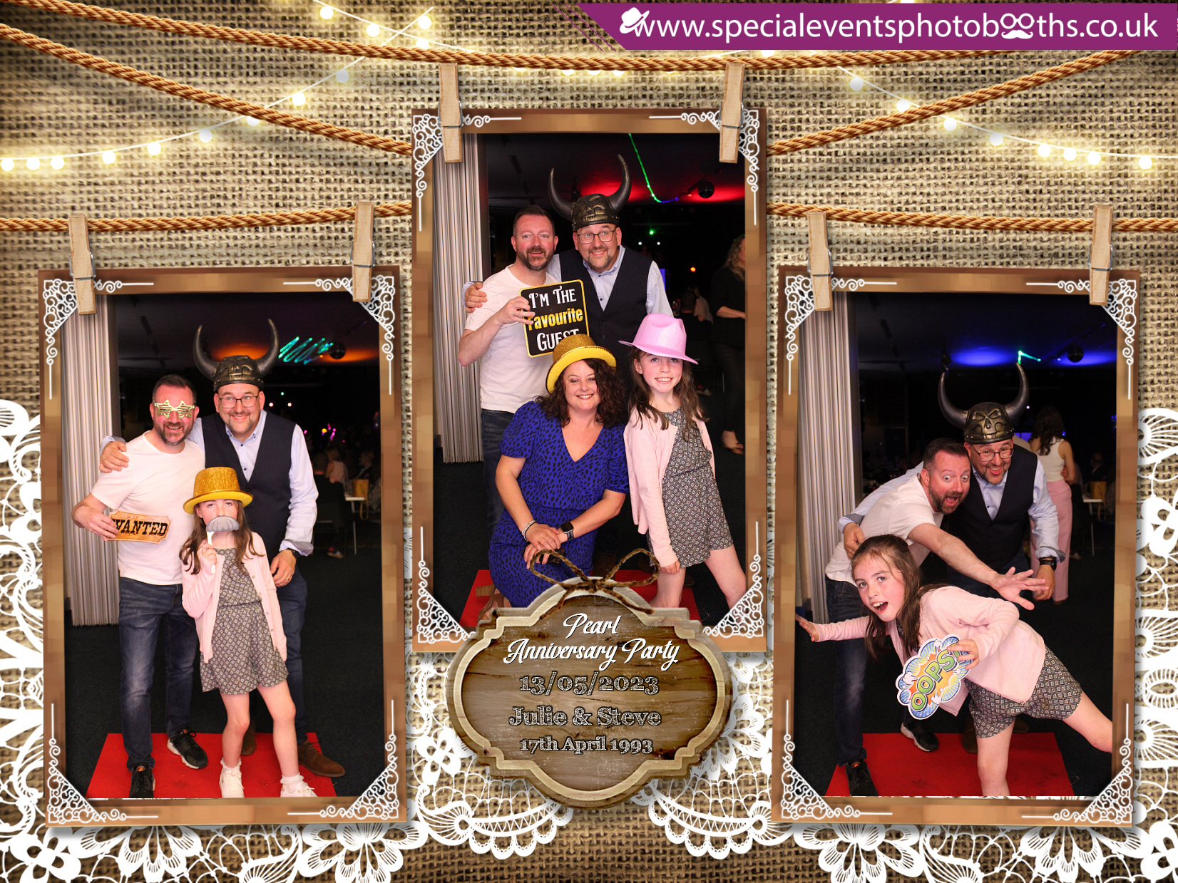 Pearl Anniversary Party | View more photos from the event at my.specialeventsphotobooths.co.uk/u/SpecialEventsPhotoBooths/Pearl-Anniversary-Party