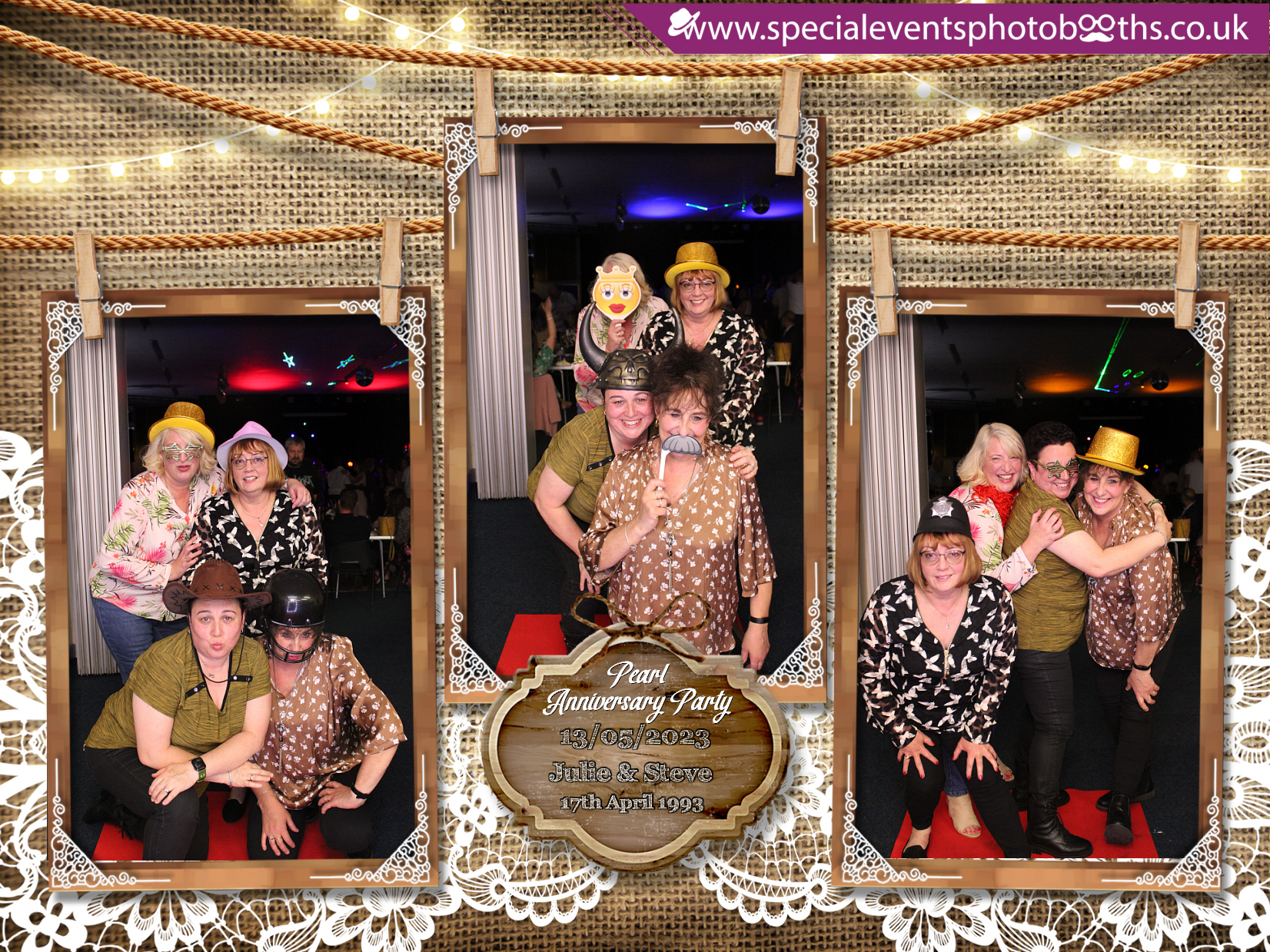 Pearl Anniversary Party | View more photos from the event at my.specialeventsphotobooths.co.uk/u/SpecialEventsPhotoBooths/Pearl-Anniversary-Party
