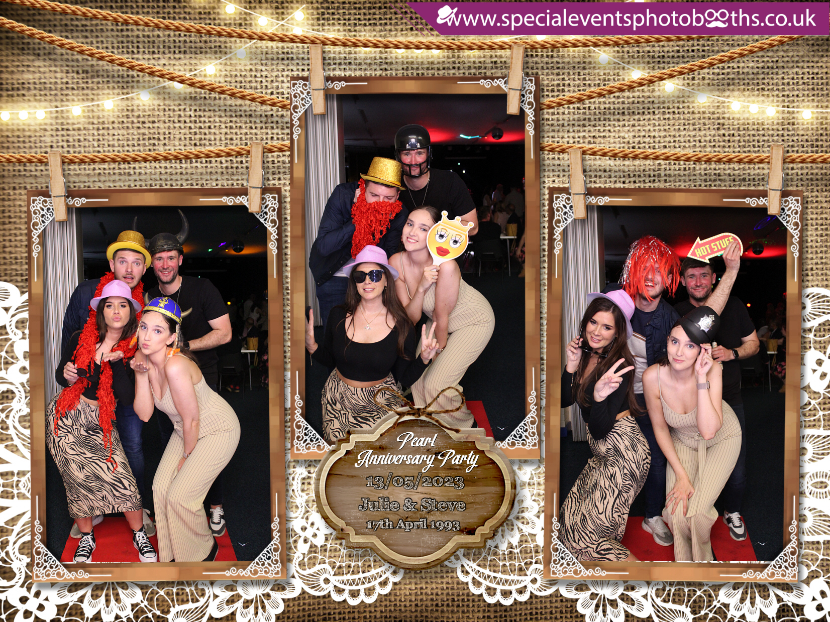 Pearl Anniversary Party | View more photos from the event at my.specialeventsphotobooths.co.uk/u/SpecialEventsPhotoBooths/Pearl-Anniversary-Party