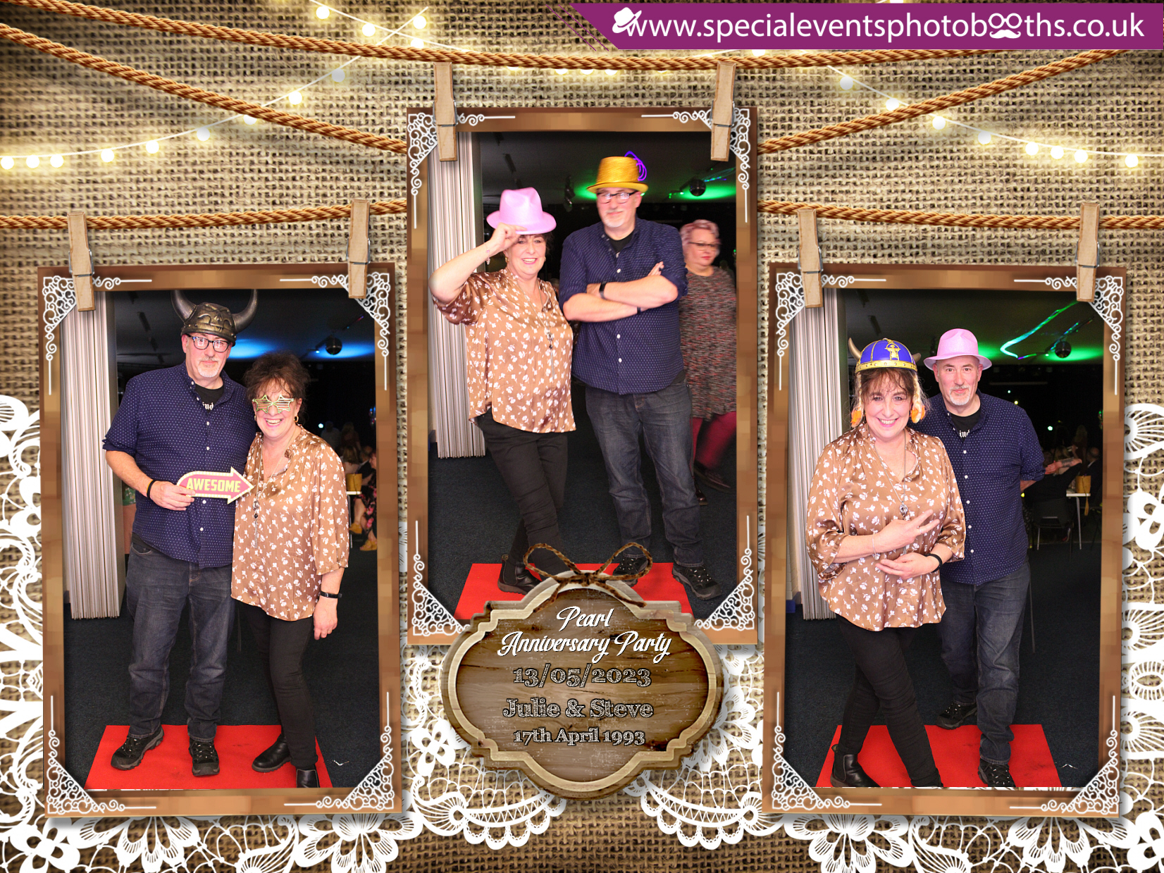 Pearl Anniversary Party | View more photos from the event at my.specialeventsphotobooths.co.uk/u/SpecialEventsPhotoBooths/Pearl-Anniversary-Party