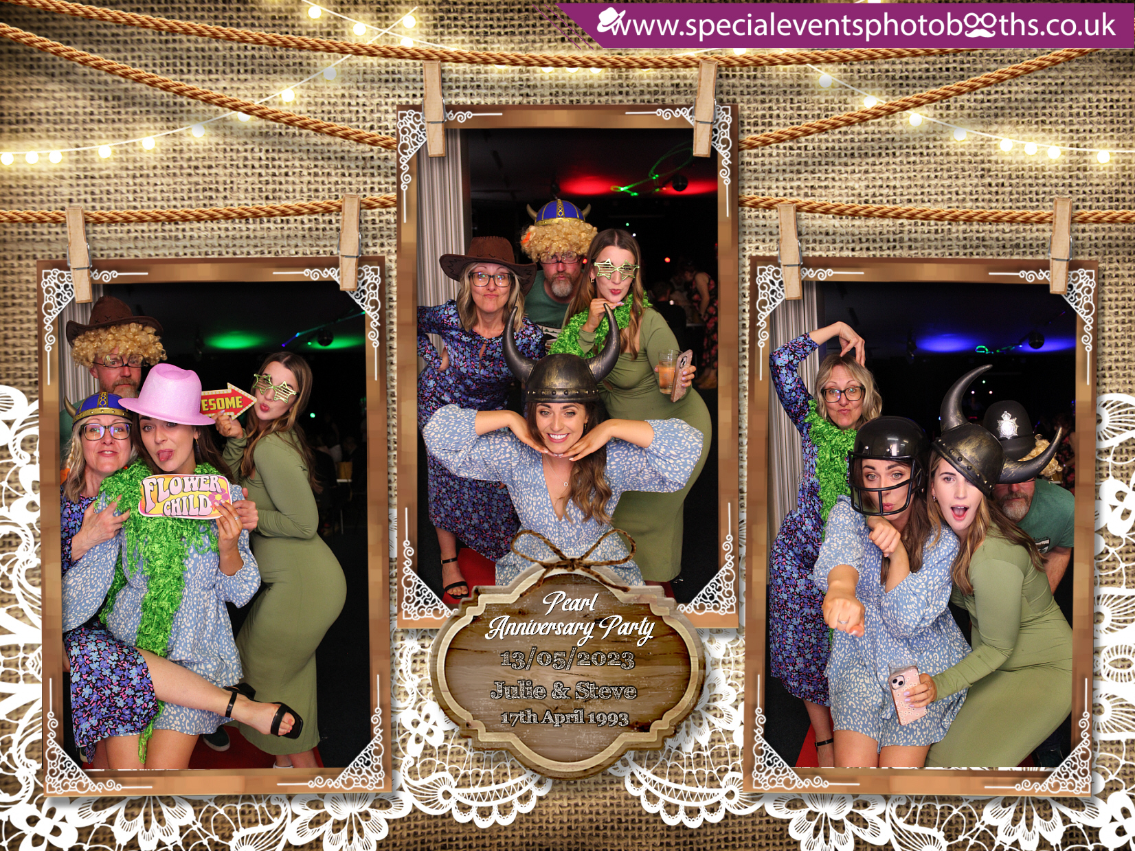 Pearl Anniversary Party | View more photos from the event at my.specialeventsphotobooths.co.uk/u/SpecialEventsPhotoBooths/Pearl-Anniversary-Party
