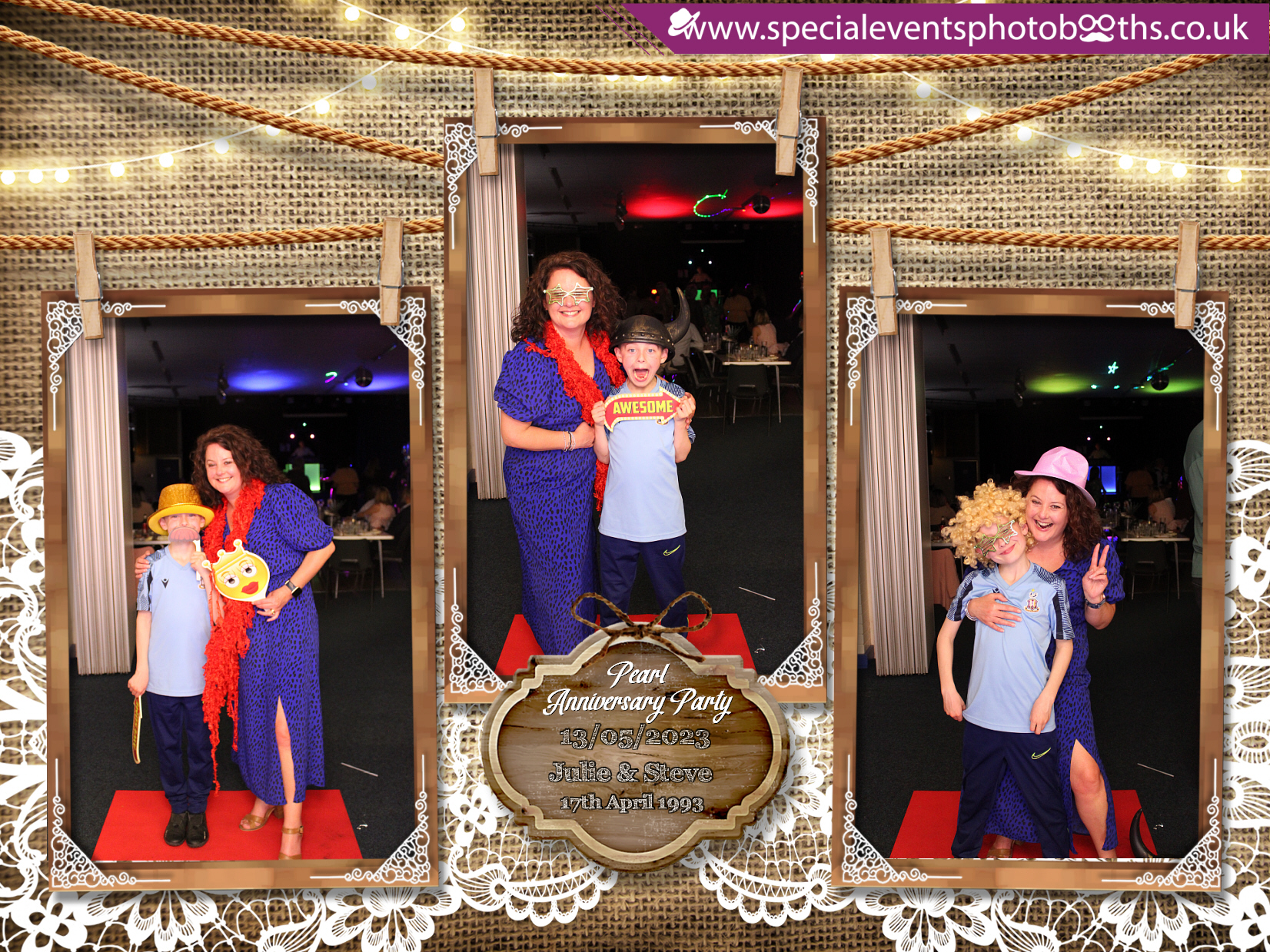 Pearl Anniversary Party | View more photos from the event at my.specialeventsphotobooths.co.uk/u/SpecialEventsPhotoBooths/Pearl-Anniversary-Party