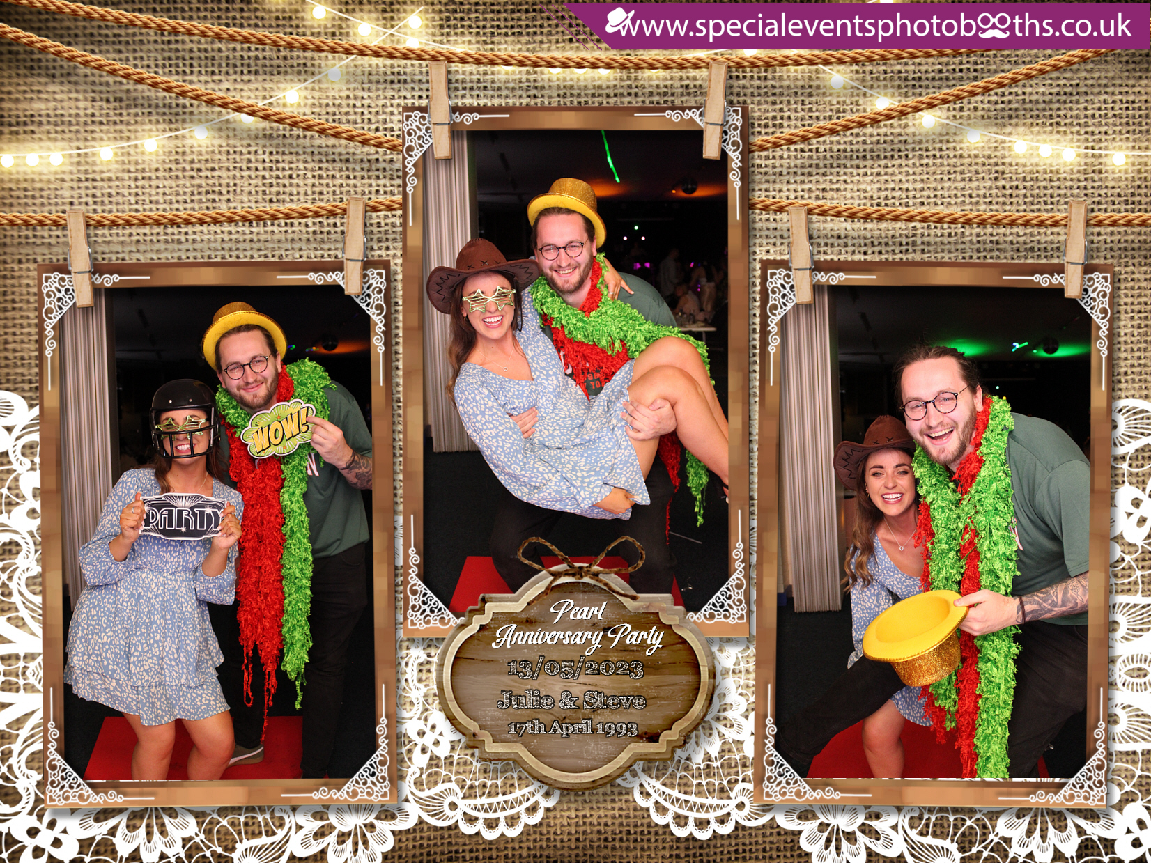 Pearl Anniversary Party | View more photos from the event at my.specialeventsphotobooths.co.uk/u/SpecialEventsPhotoBooths/Pearl-Anniversary-Party
