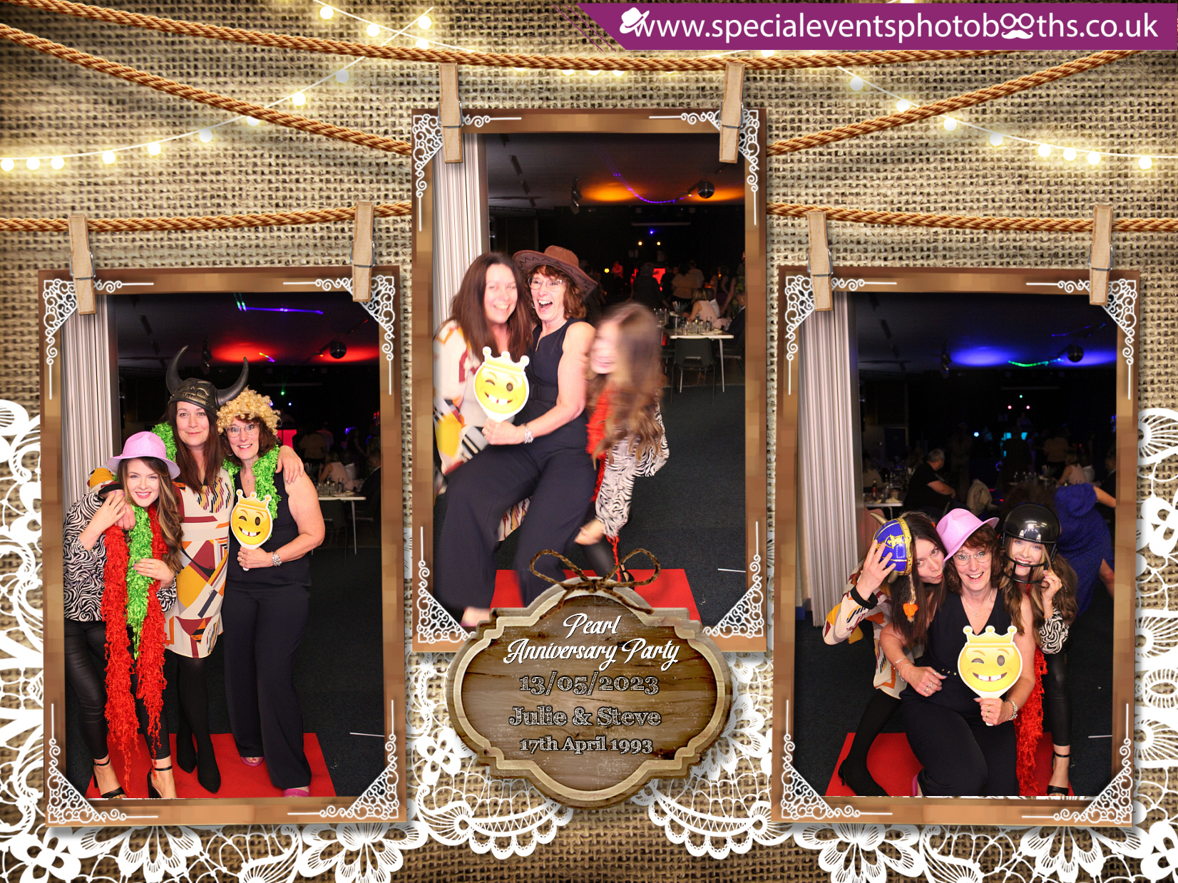 Pearl Anniversary Party | View more photos from the event at my.specialeventsphotobooths.co.uk/u/SpecialEventsPhotoBooths/Pearl-Anniversary-Party