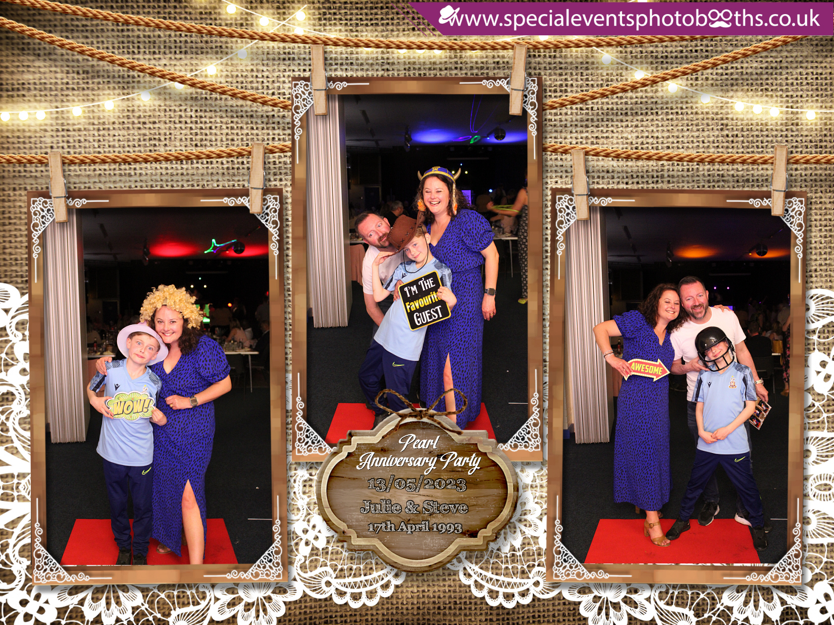 Pearl Anniversary Party | View more photos from the event at my.specialeventsphotobooths.co.uk/u/SpecialEventsPhotoBooths/Pearl-Anniversary-Party