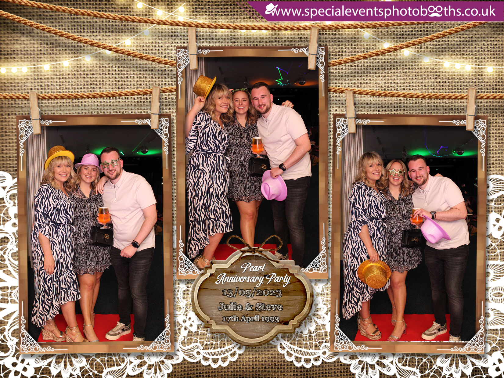Pearl Anniversary Party | View more photos from the event at my.specialeventsphotobooths.co.uk/u/SpecialEventsPhotoBooths/Pearl-Anniversary-Party