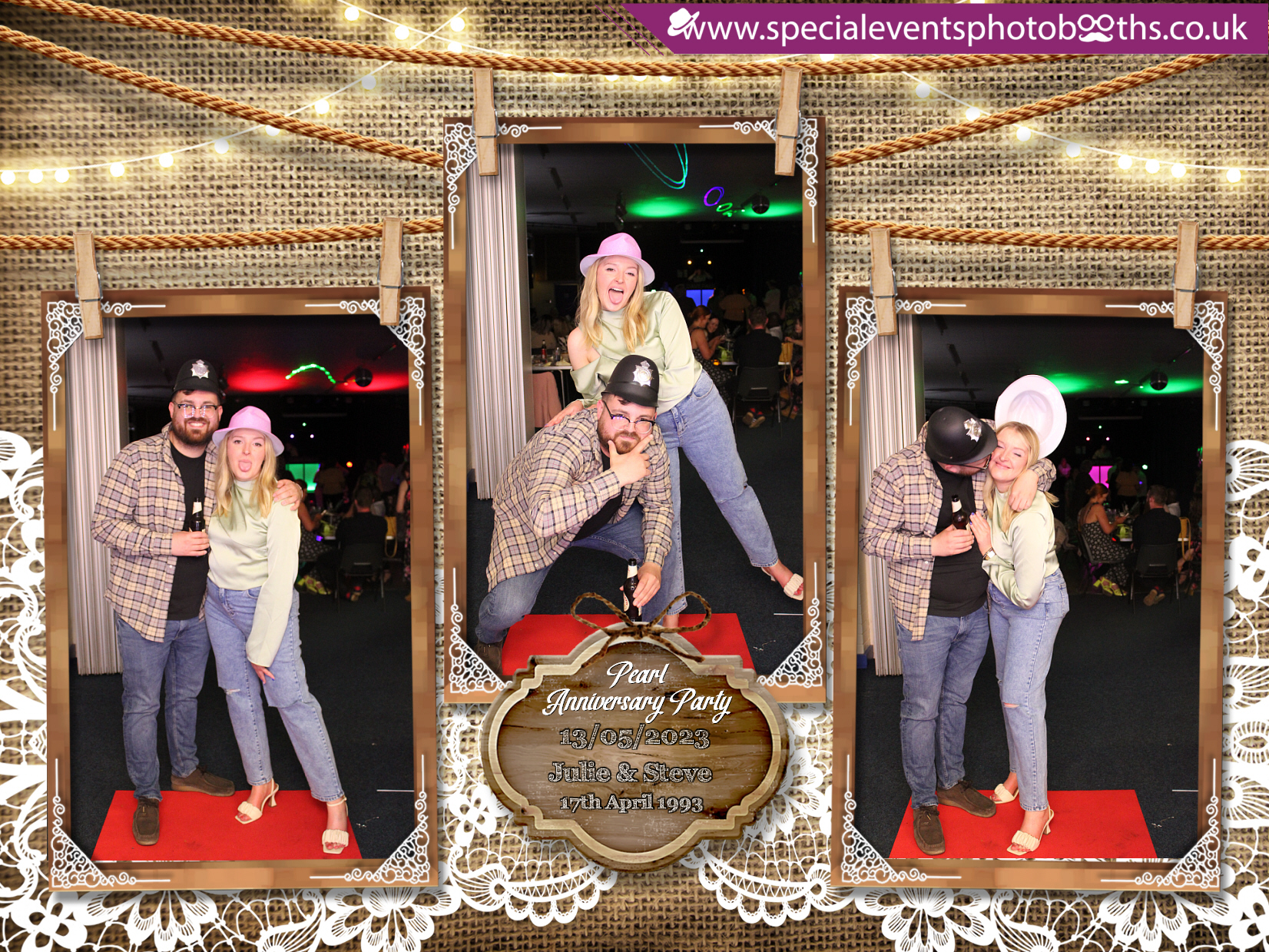 Pearl Anniversary Party | View more photos from the event at my.specialeventsphotobooths.co.uk/u/SpecialEventsPhotoBooths/Pearl-Anniversary-Party