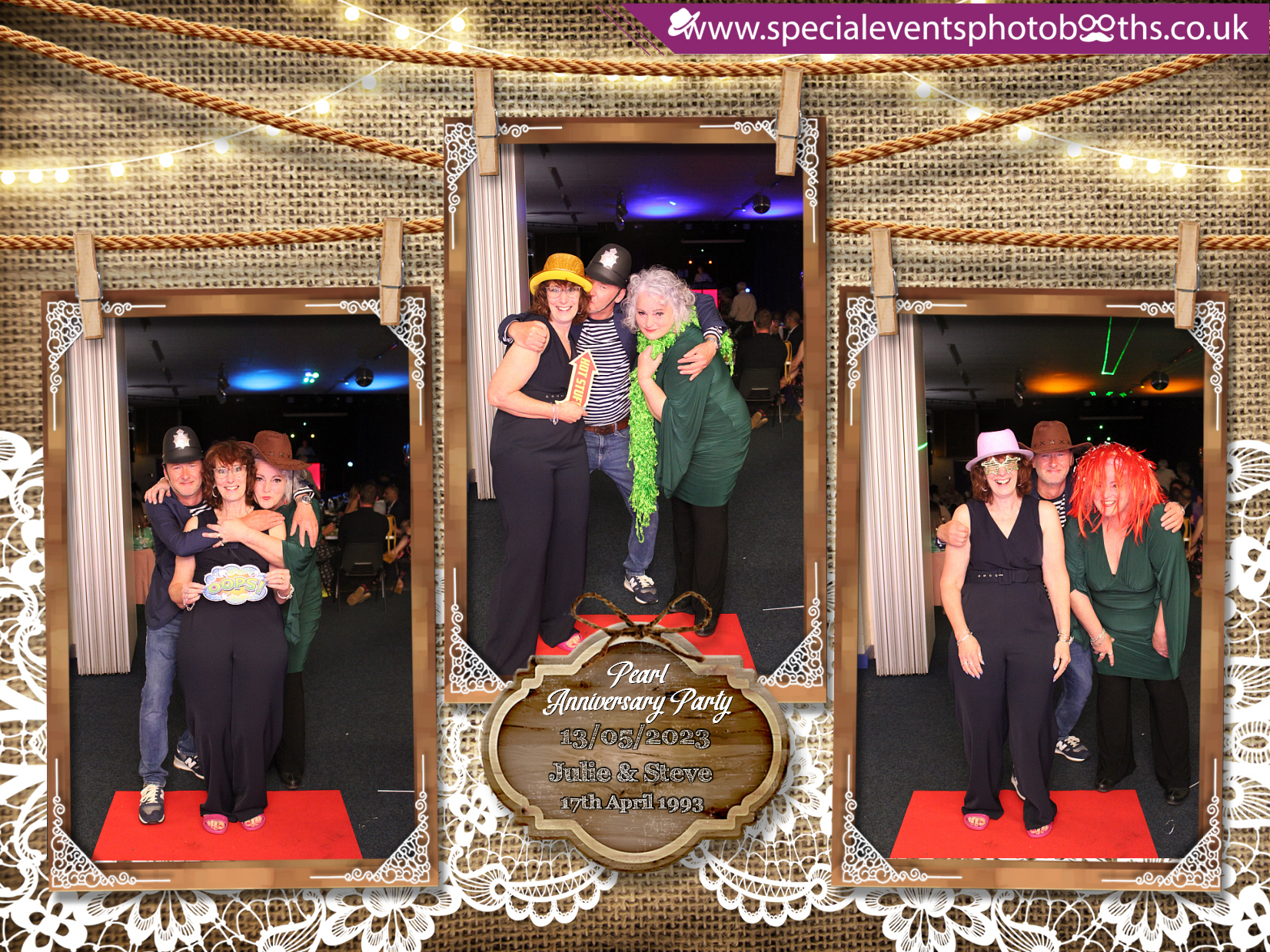Pearl Anniversary Party | View more photos from the event at my.specialeventsphotobooths.co.uk/u/SpecialEventsPhotoBooths/Pearl-Anniversary-Party