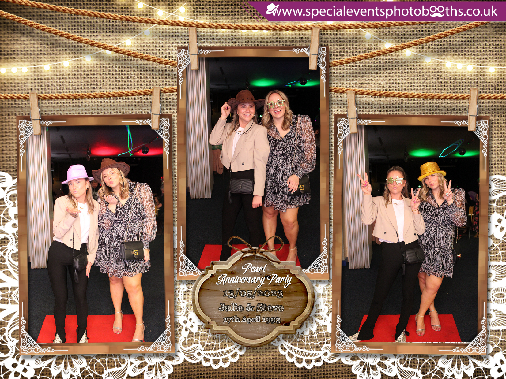 Pearl Anniversary Party | View more photos from the event at my.specialeventsphotobooths.co.uk/u/SpecialEventsPhotoBooths/Pearl-Anniversary-Party