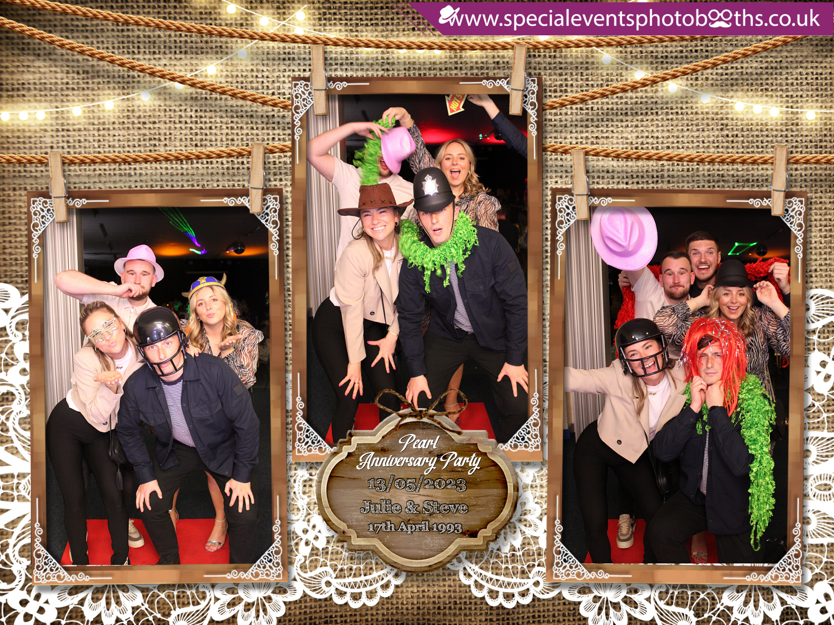 Pearl Anniversary Party | View more photos from the event at my.specialeventsphotobooths.co.uk/u/SpecialEventsPhotoBooths/Pearl-Anniversary-Party