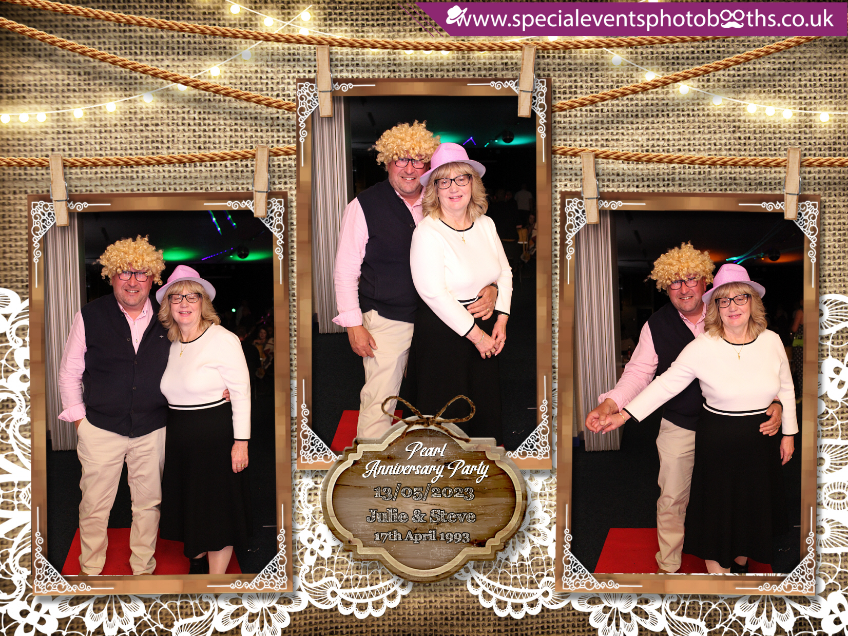 Pearl Anniversary Party | View more photos from the event at my.specialeventsphotobooths.co.uk/u/SpecialEventsPhotoBooths/Pearl-Anniversary-Party