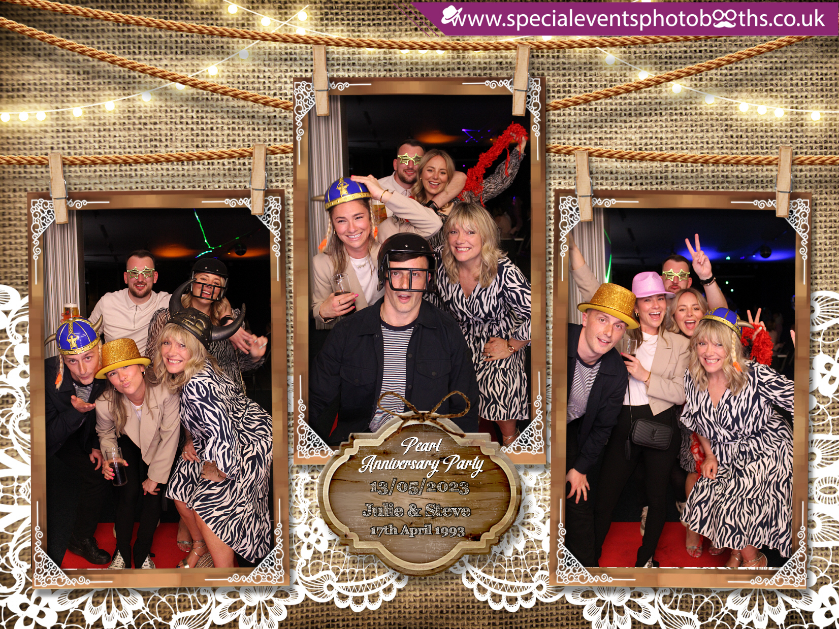 Pearl Anniversary Party | View more photos from the event at my.specialeventsphotobooths.co.uk/u/SpecialEventsPhotoBooths/Pearl-Anniversary-Party
