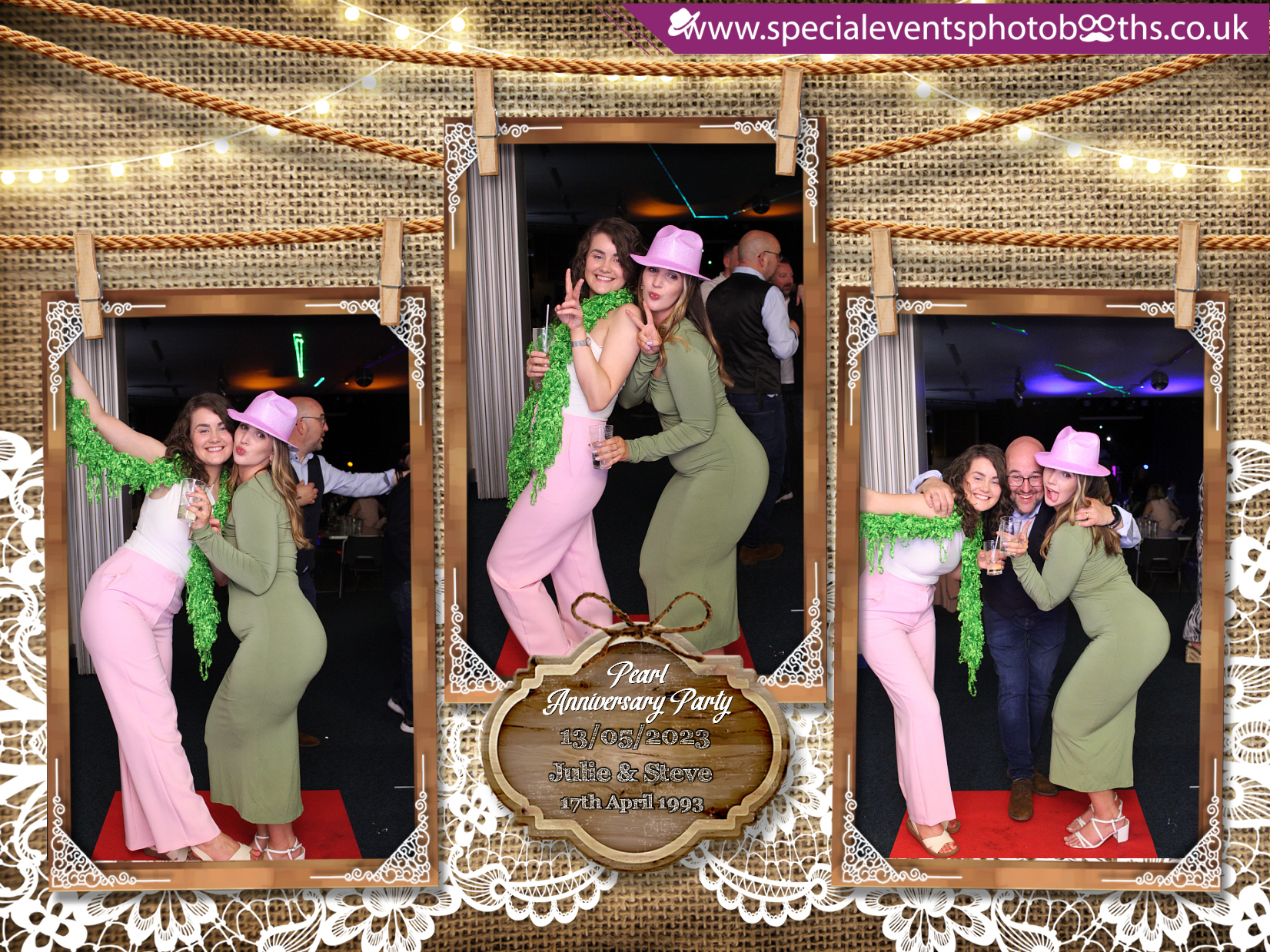 Pearl Anniversary Party | View more photos from the event at my.specialeventsphotobooths.co.uk/u/SpecialEventsPhotoBooths/Pearl-Anniversary-Party