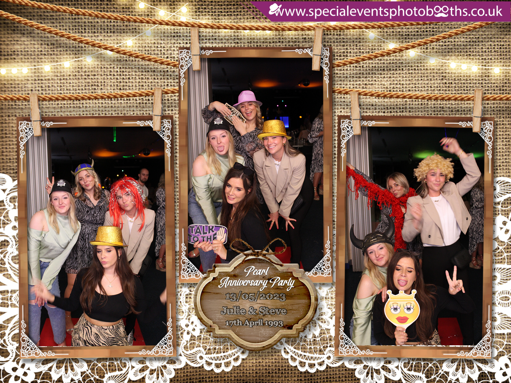 Pearl Anniversary Party | View more photos from the event at my.specialeventsphotobooths.co.uk/u/SpecialEventsPhotoBooths/Pearl-Anniversary-Party