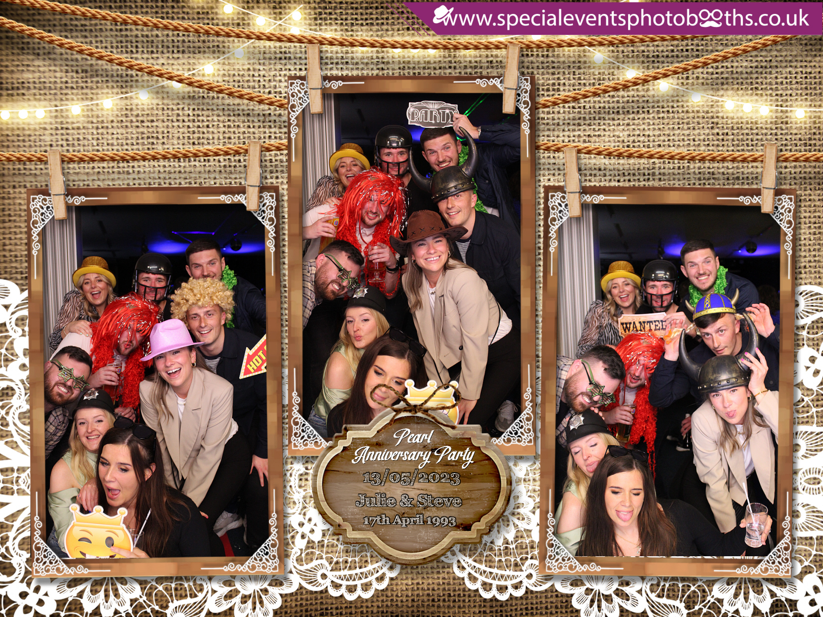 Pearl Anniversary Party | View more photos from the event at my.specialeventsphotobooths.co.uk/u/SpecialEventsPhotoBooths/Pearl-Anniversary-Party
