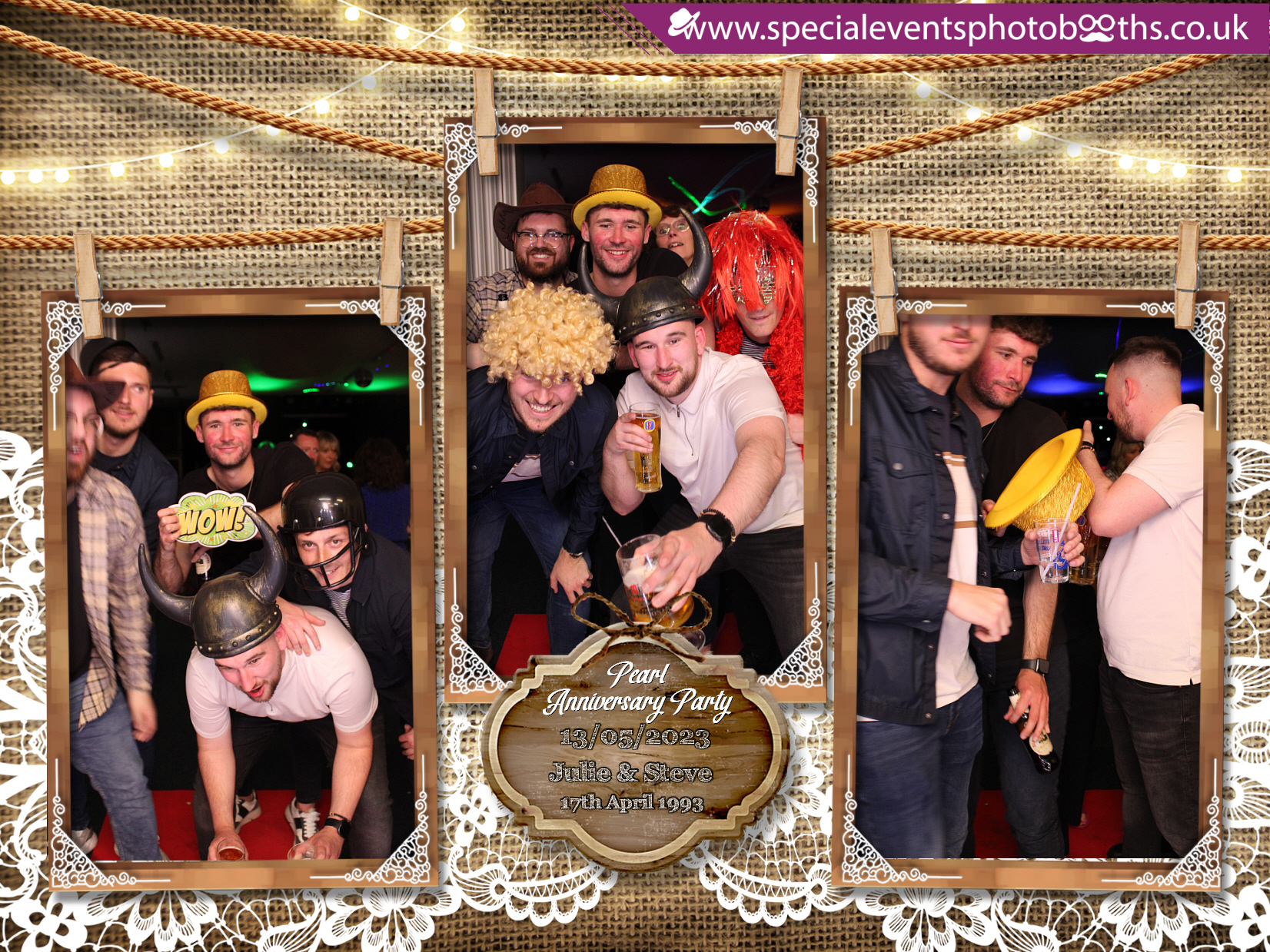 Pearl Anniversary Party | View more photos from the event at my.specialeventsphotobooths.co.uk/u/SpecialEventsPhotoBooths/Pearl-Anniversary-Party