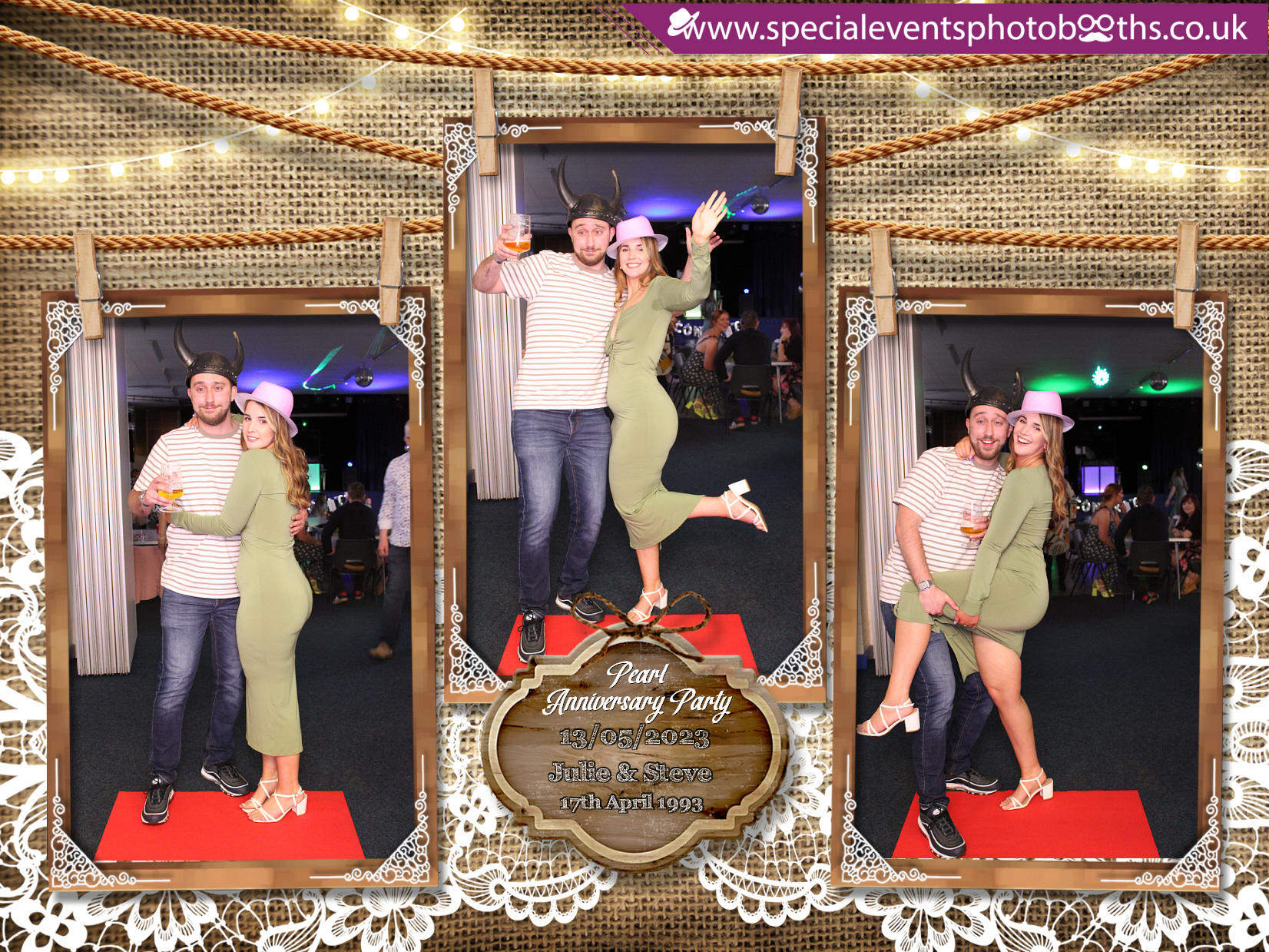 Pearl Anniversary Party | View more photos from the event at my.specialeventsphotobooths.co.uk/u/SpecialEventsPhotoBooths/Pearl-Anniversary-Party