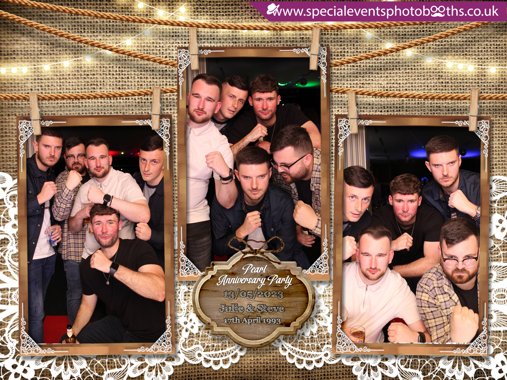 Pearl Anniversary Party | View more photos from the event at my.specialeventsphotobooths.co.uk/u/SpecialEventsPhotoBooths/Pearl-Anniversary-Party