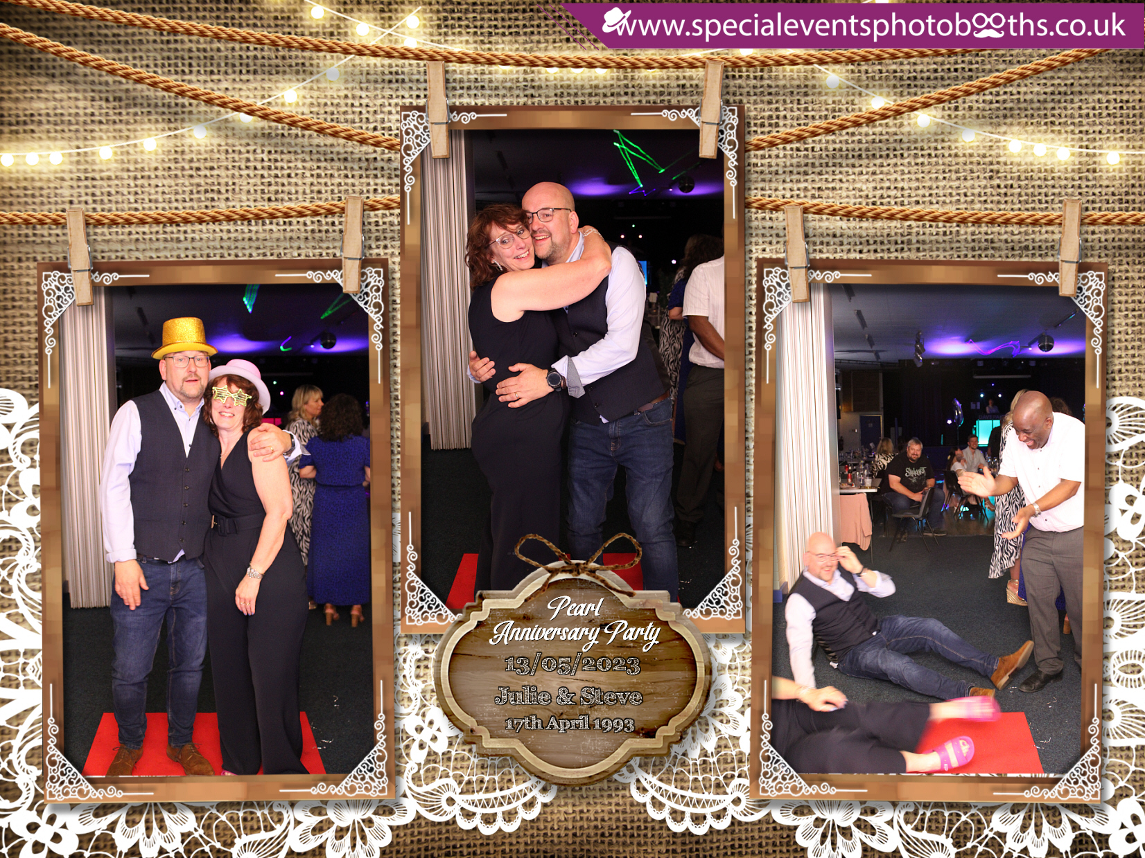 Pearl Anniversary Party | View more photos from the event at my.specialeventsphotobooths.co.uk/u/SpecialEventsPhotoBooths/Pearl-Anniversary-Party
