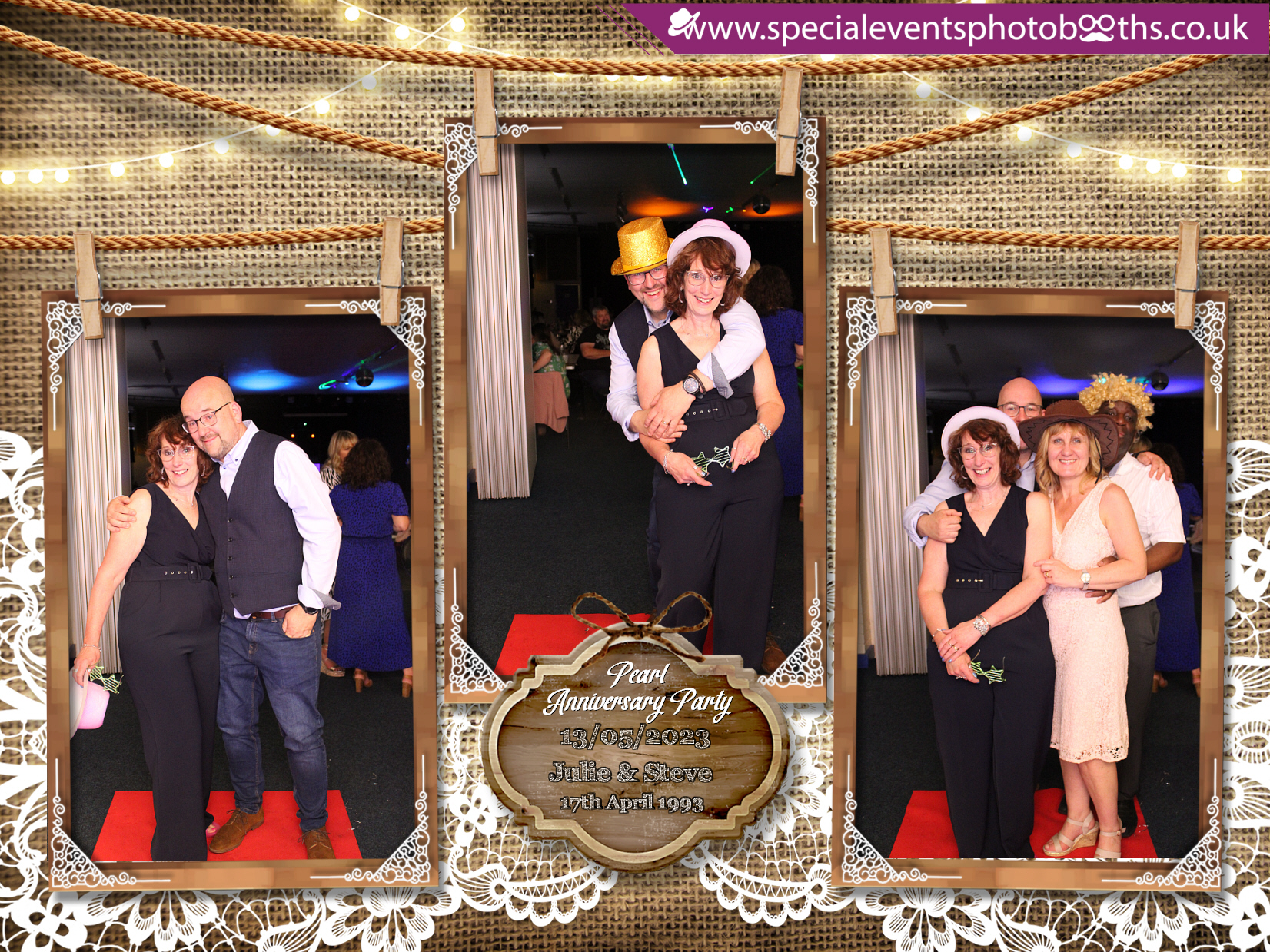 Pearl Anniversary Party | View more photos from the event at my.specialeventsphotobooths.co.uk/u/SpecialEventsPhotoBooths/Pearl-Anniversary-Party