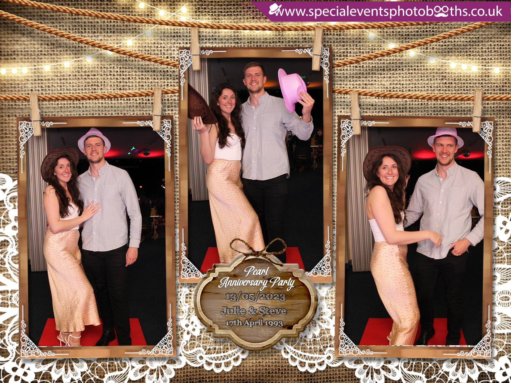 Pearl Anniversary Party | View more photos from the event at my.specialeventsphotobooths.co.uk/u/SpecialEventsPhotoBooths/Pearl-Anniversary-Party