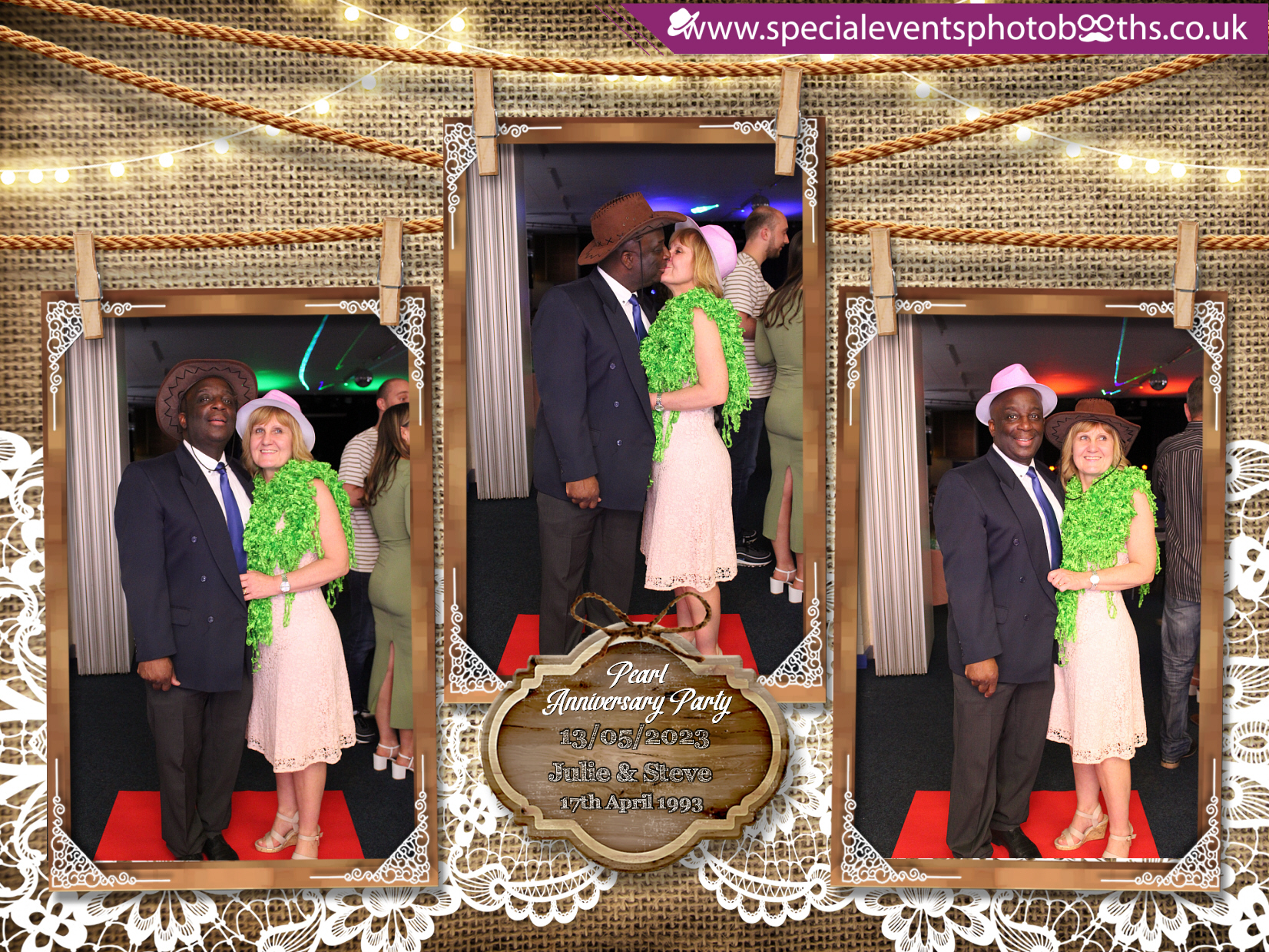 Pearl Anniversary Party | View more photos from the event at my.specialeventsphotobooths.co.uk/u/SpecialEventsPhotoBooths/Pearl-Anniversary-Party