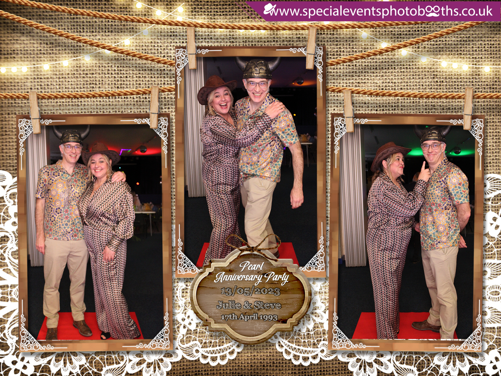 Pearl Anniversary Party | View more photos from the event at my.specialeventsphotobooths.co.uk/u/SpecialEventsPhotoBooths/Pearl-Anniversary-Party