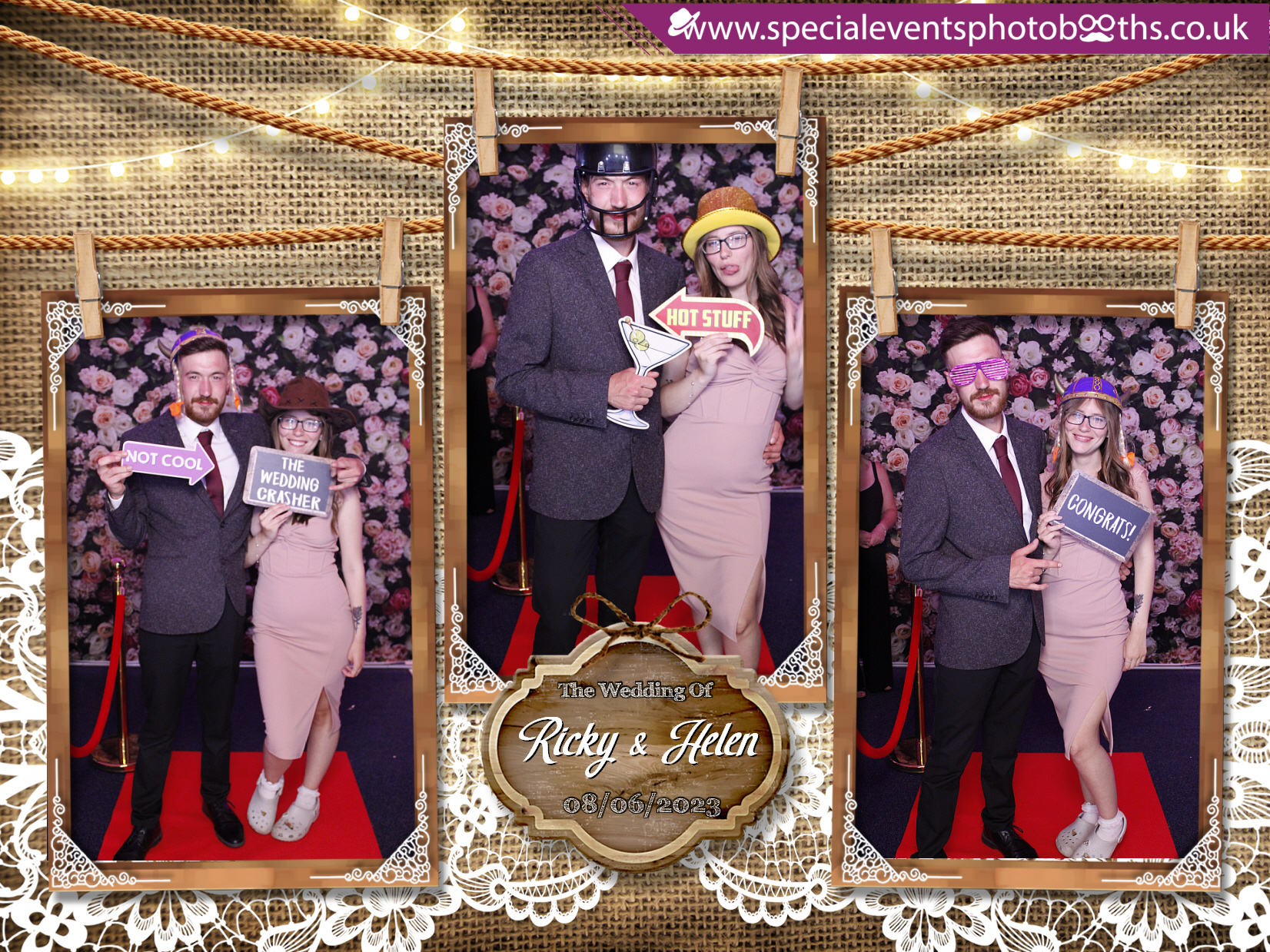 Ricky & Helen's Wedding | View more photos from the event at my.specialeventsphotobooths.co.uk/u/SpecialEventsPhotoBooths/Ricky-Helens-Wedding