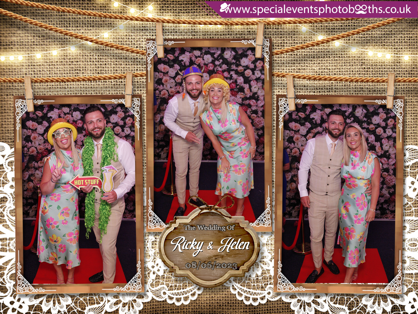 Ricky & Helen's Wedding | View more photos from the event at my.specialeventsphotobooths.co.uk/u/SpecialEventsPhotoBooths/Ricky-Helens-Wedding