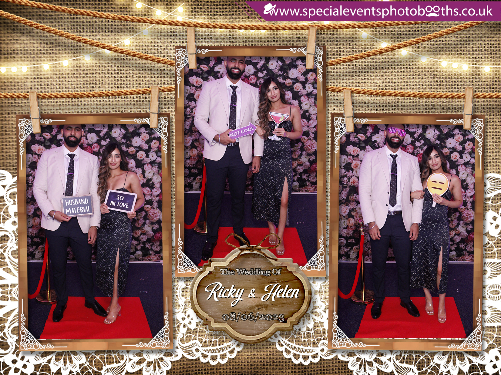 Ricky & Helen's Wedding | View more photos from the event at my.specialeventsphotobooths.co.uk/u/SpecialEventsPhotoBooths/Ricky-Helens-Wedding