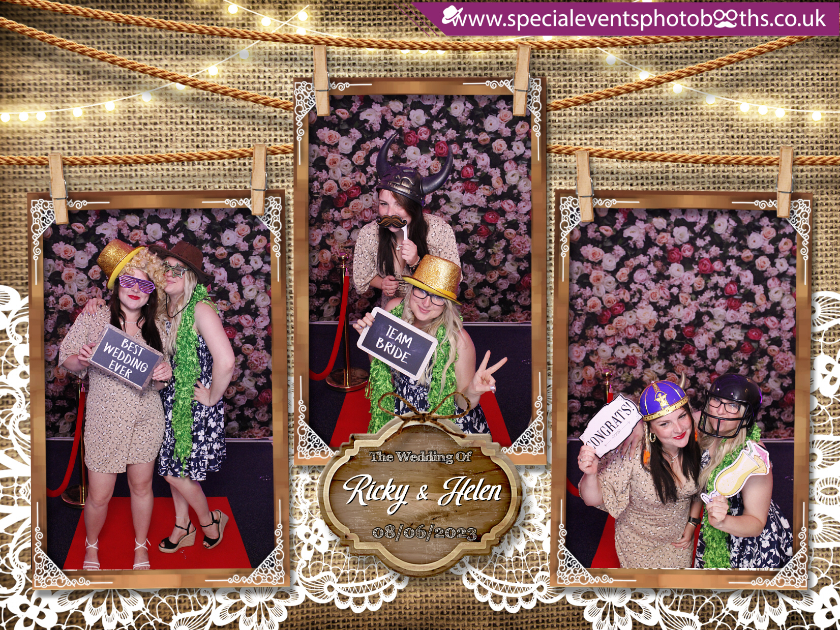 Ricky & Helen's Wedding | View more photos from the event at my.specialeventsphotobooths.co.uk/u/SpecialEventsPhotoBooths/Ricky-Helens-Wedding