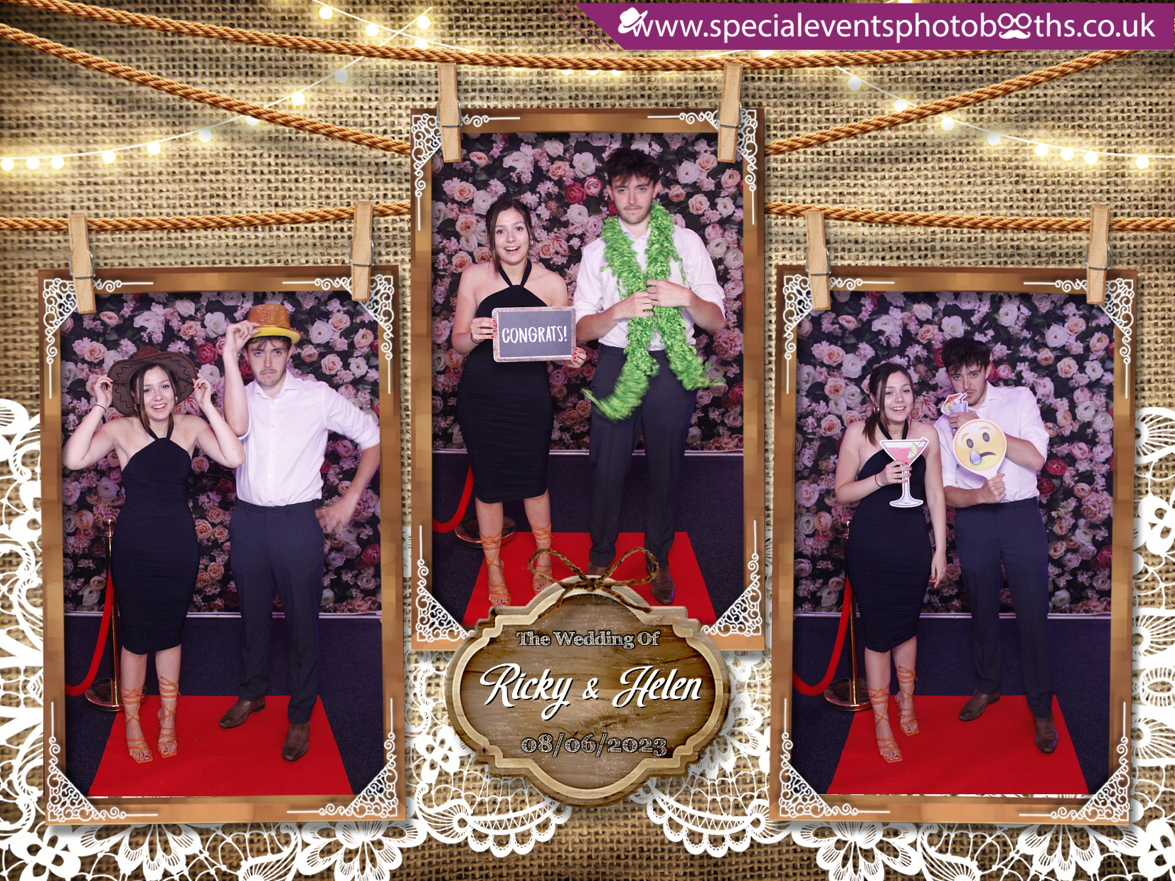 Ricky & Helen's Wedding | View more photos from the event at my.specialeventsphotobooths.co.uk/u/SpecialEventsPhotoBooths/Ricky-Helens-Wedding