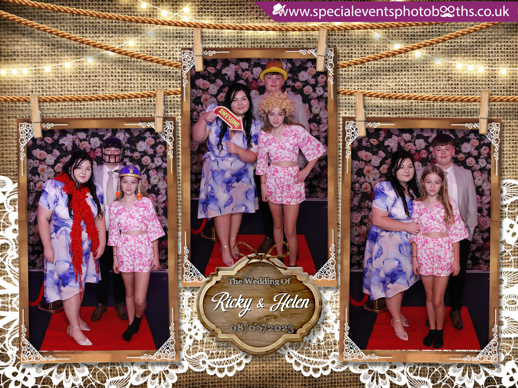 Ricky & Helen's Wedding | View more photos from the event at my.specialeventsphotobooths.co.uk/u/SpecialEventsPhotoBooths/Ricky-Helens-Wedding