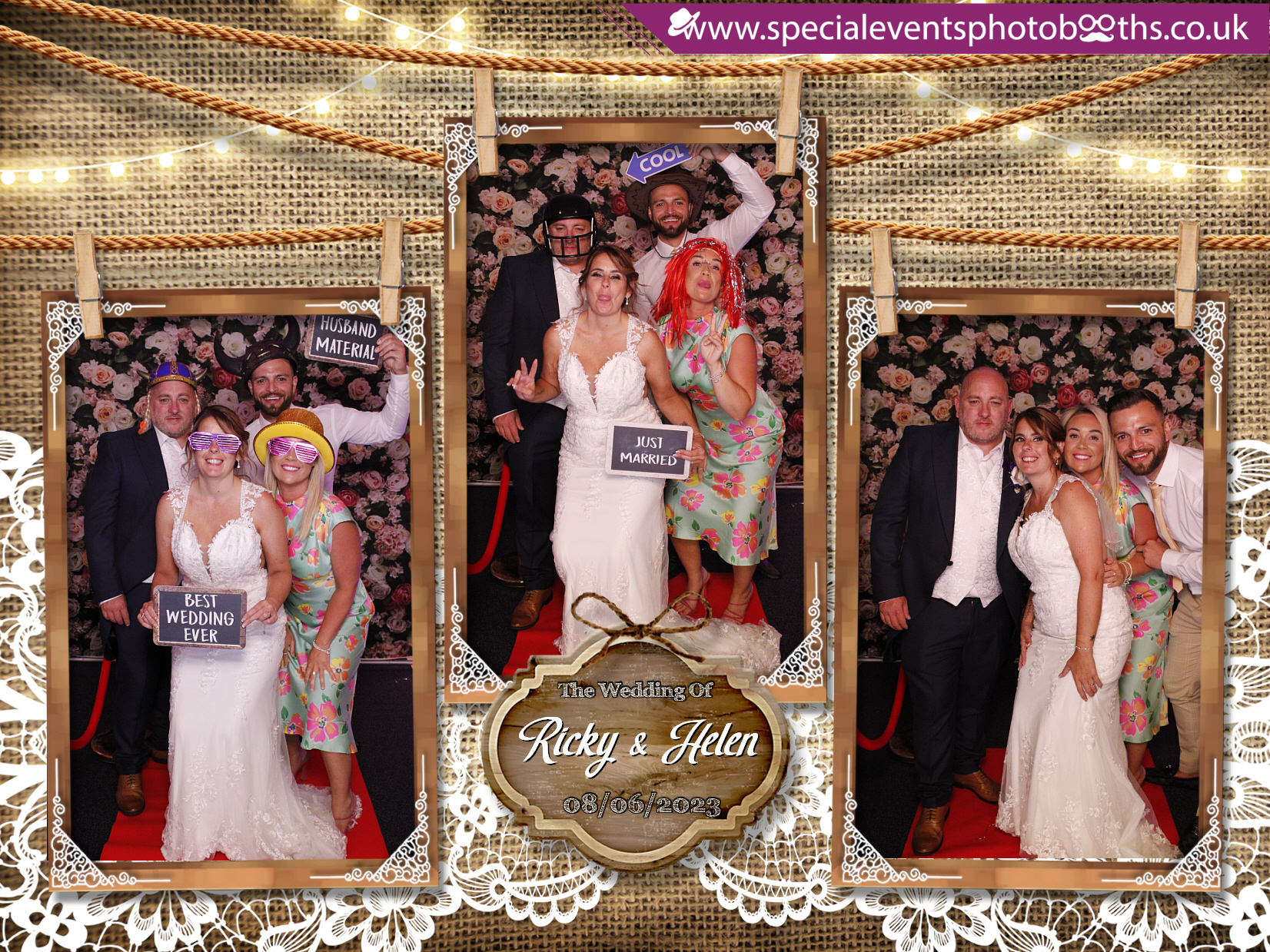 Ricky & Helen's Wedding | View more photos from the event at my.specialeventsphotobooths.co.uk/u/SpecialEventsPhotoBooths/Ricky-Helens-Wedding